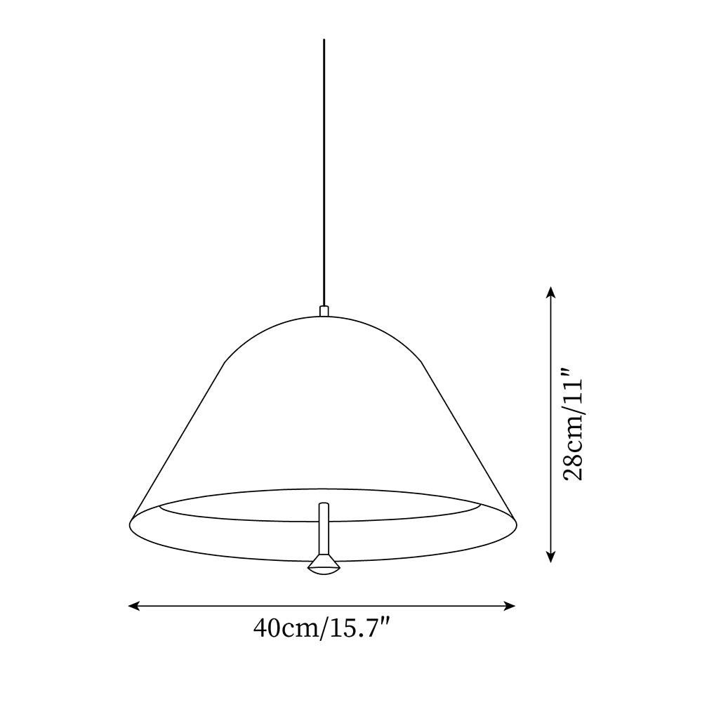 Metal Pear Pendant Lamp K452