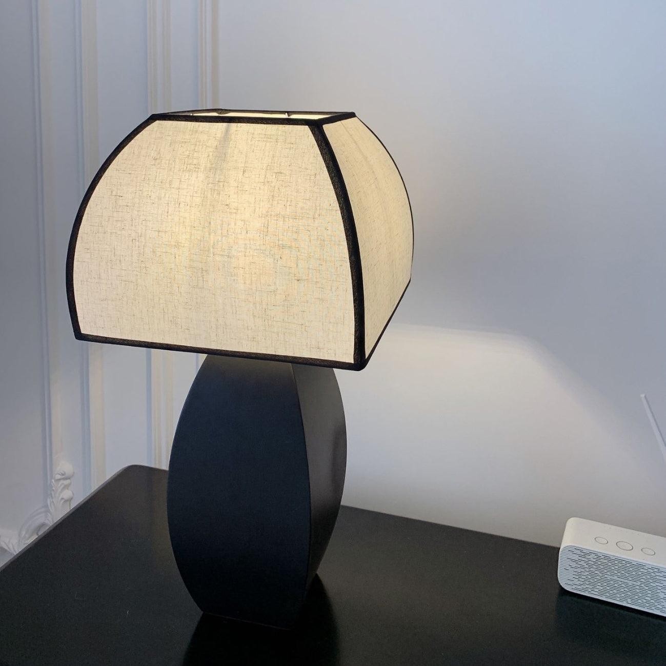 Retro Metal Mushroom Fabric Table Lamp K430