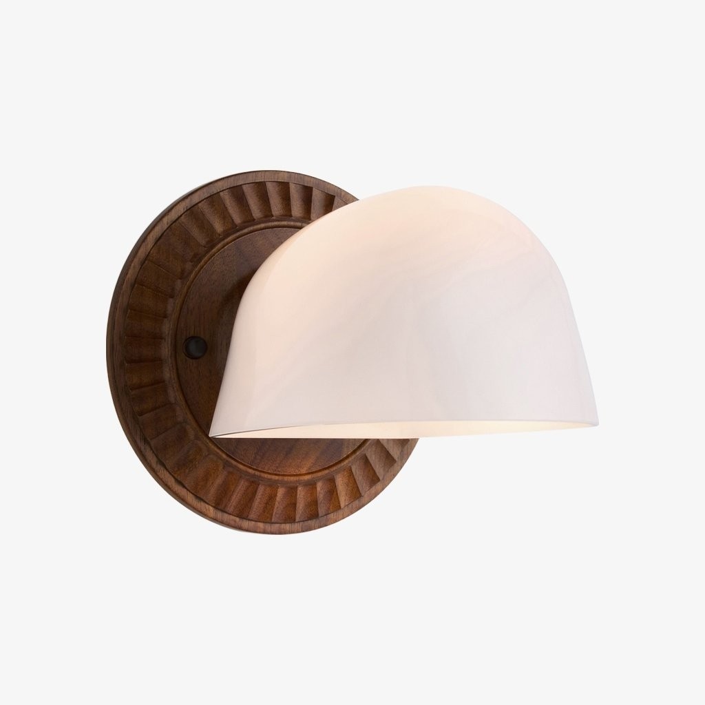 Fiesta Fluted Wall Sconce - Art Deco Inspired Design with Soft Ambient Lighting for Bathroom or Bedroom K1772