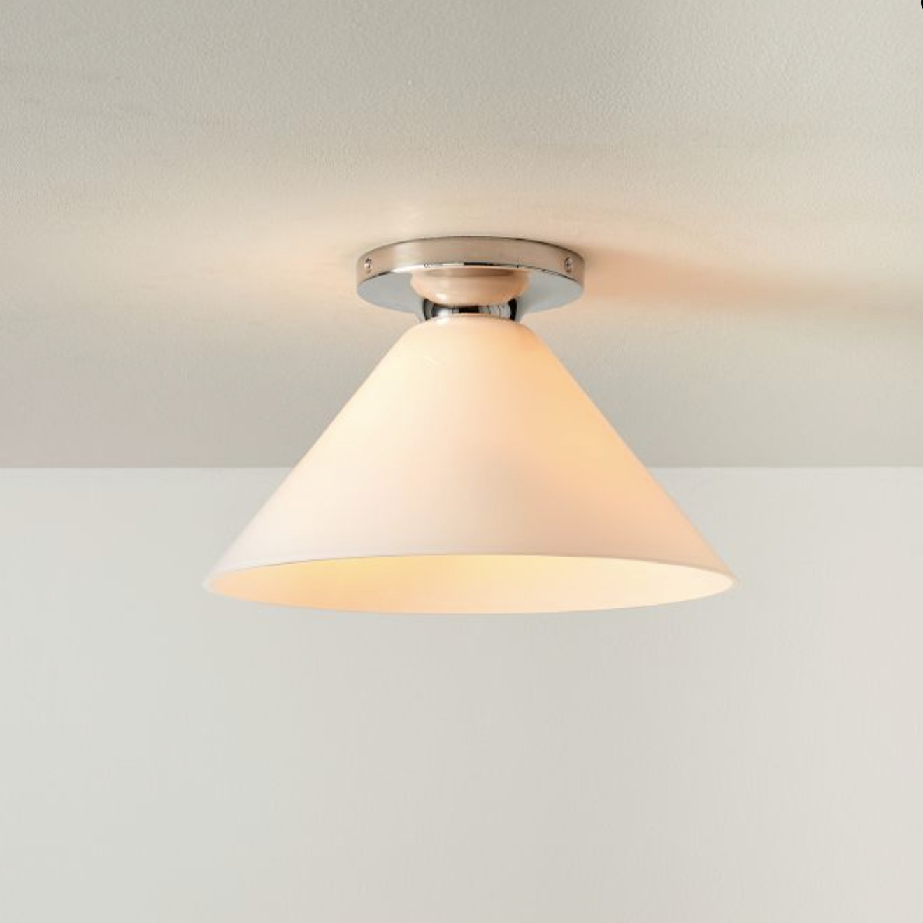 Conica Cone Flush Mount – Glass Ceiling Light for Modern Spaces K1396