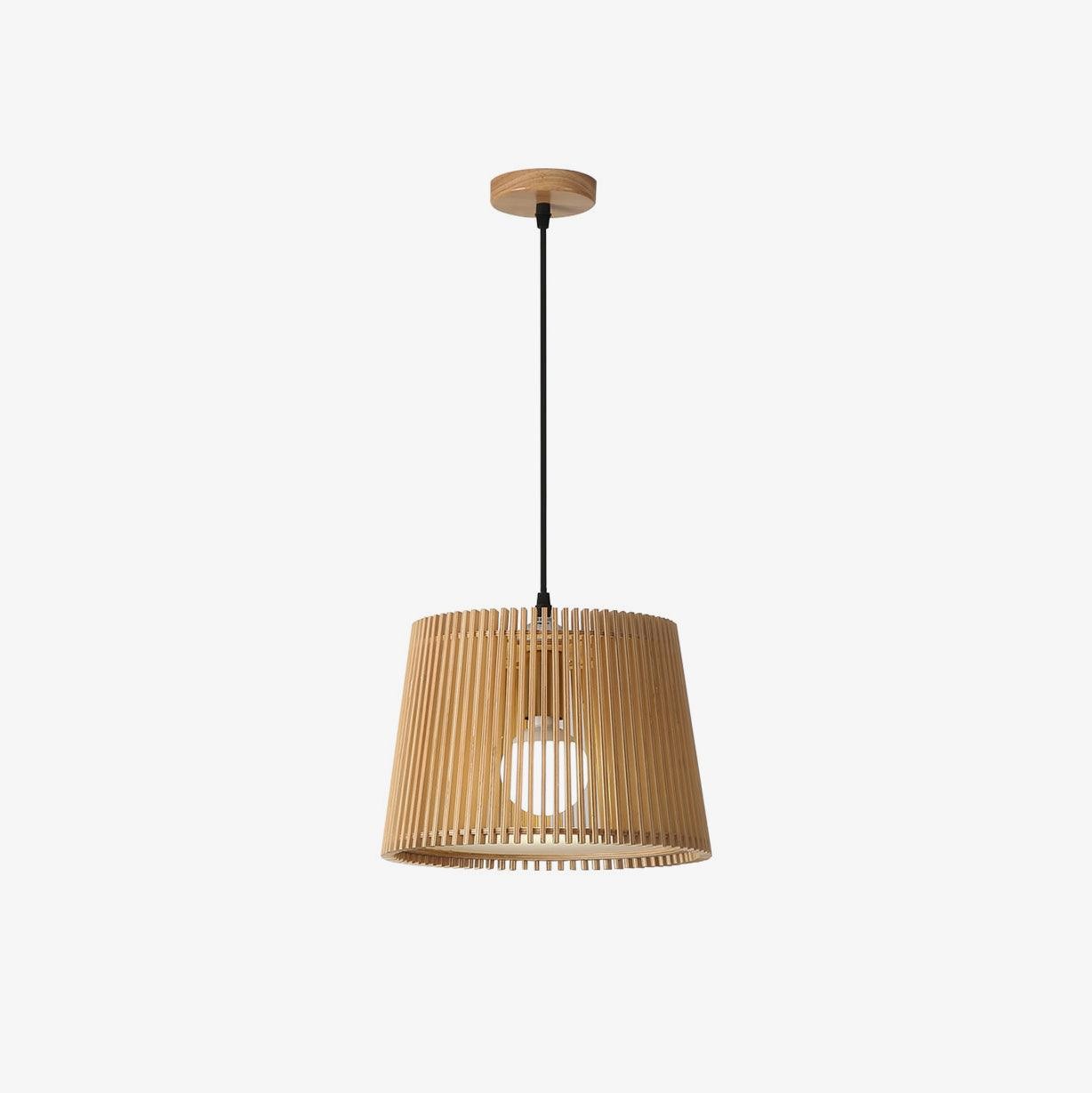 Wooden Log Color Cage Pendant Light K654
