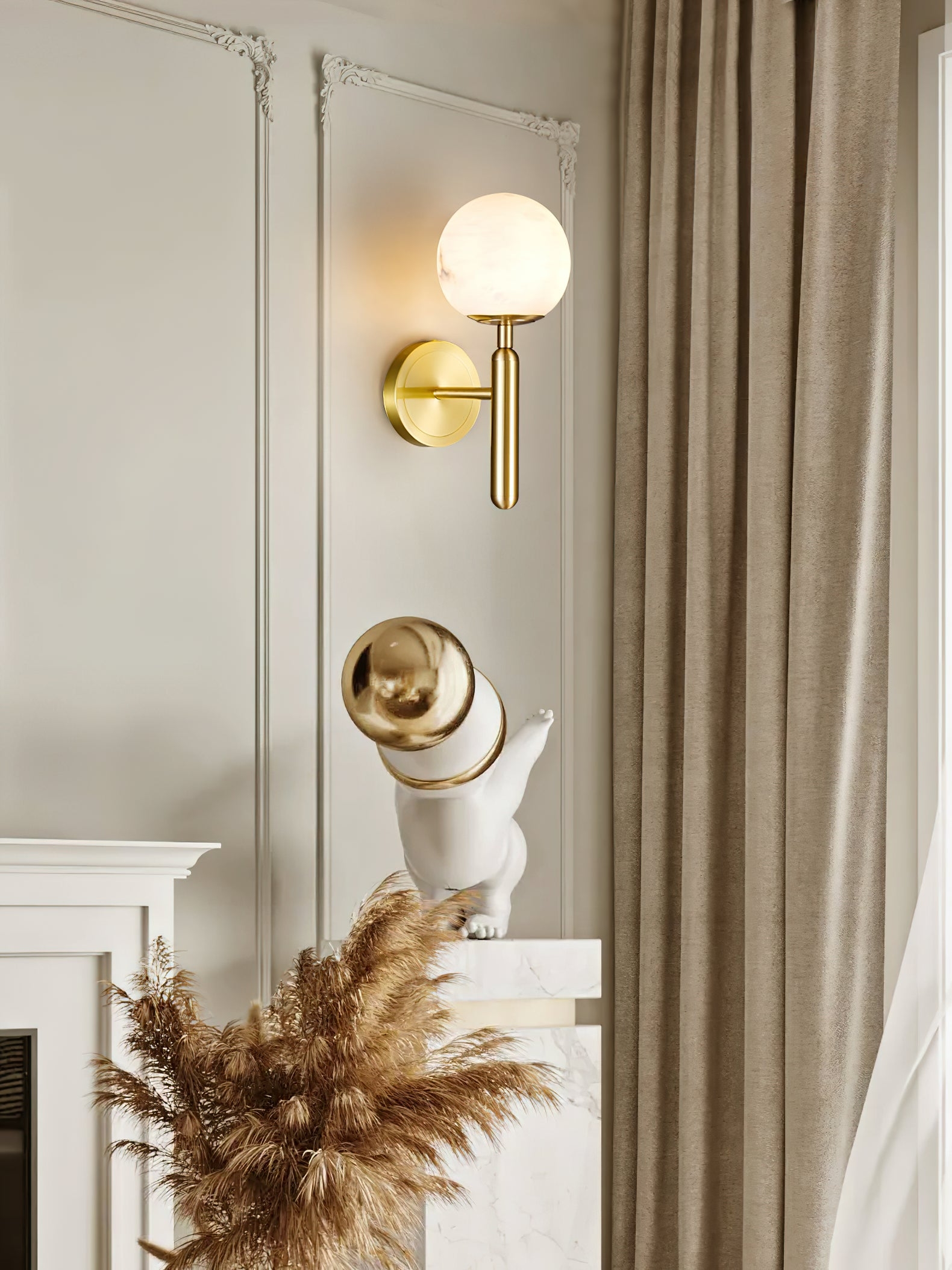 Mian Alabaster Wall Lamp D439