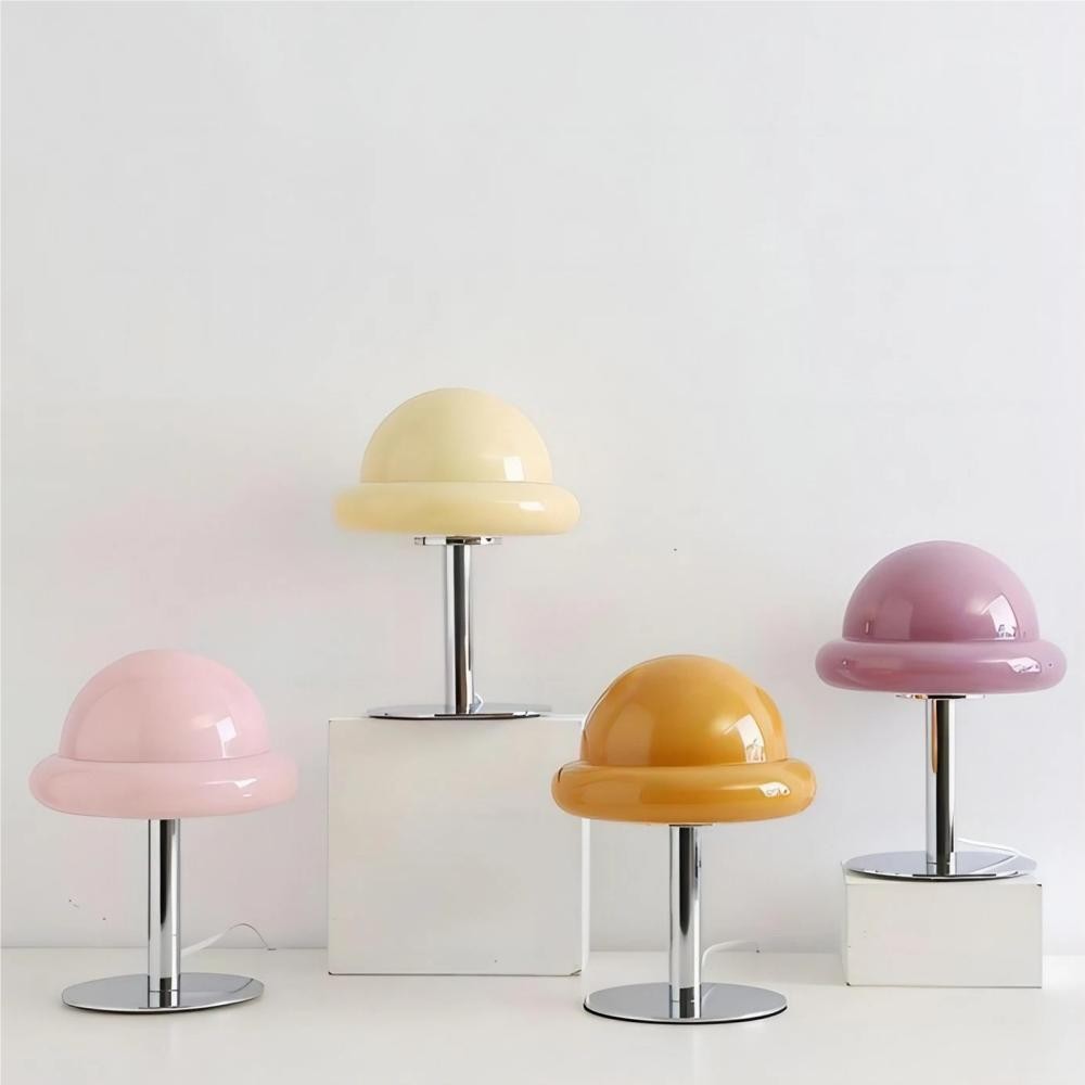 Morandi Bauhaus Mushroom Glass Table Lamp K28
