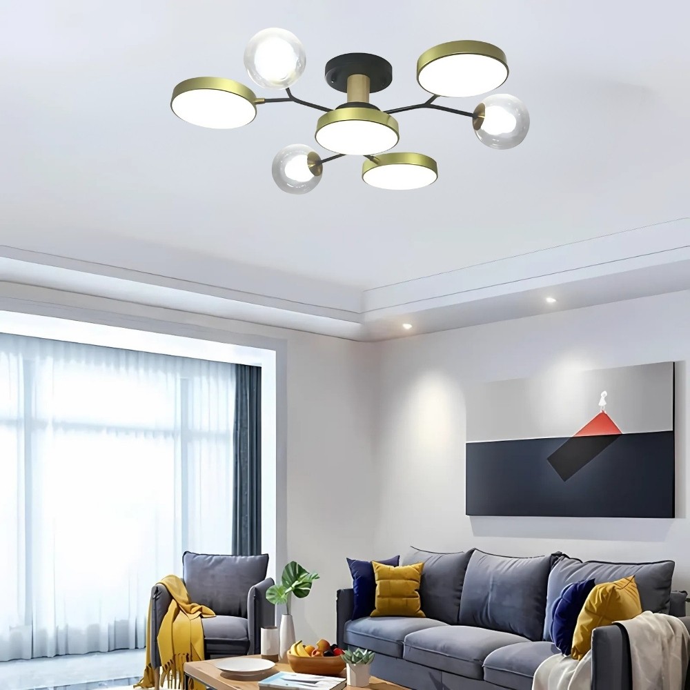 Nordic Multi Heads Branch Ceiling Light For Bedroom K936
