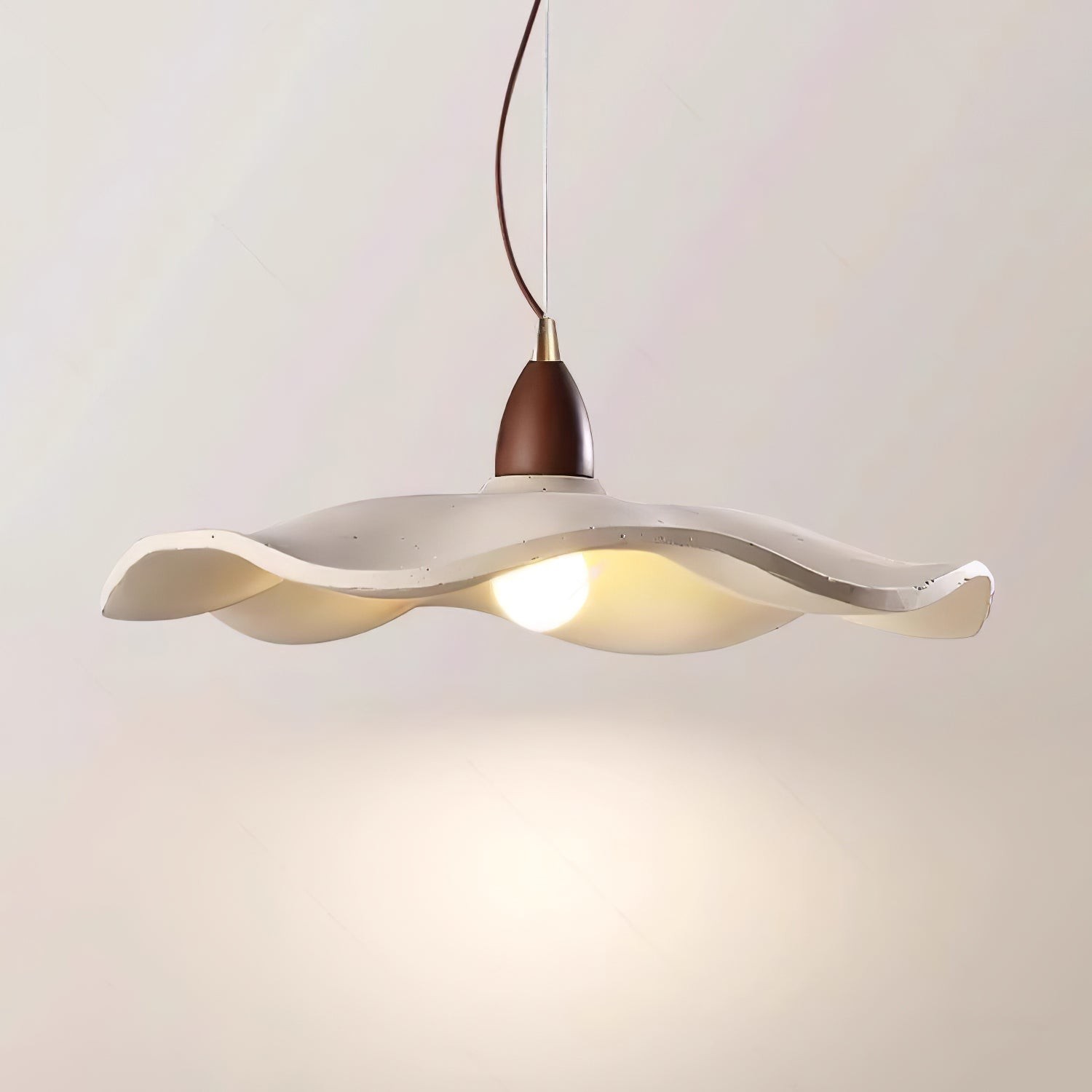 Japanese Wabi-Sabi Style Cement Wave Pendant Lamp K309