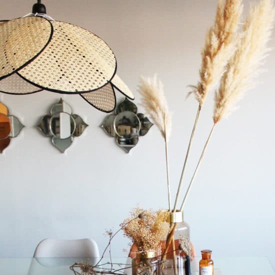 Screen Cannage Pendant Light