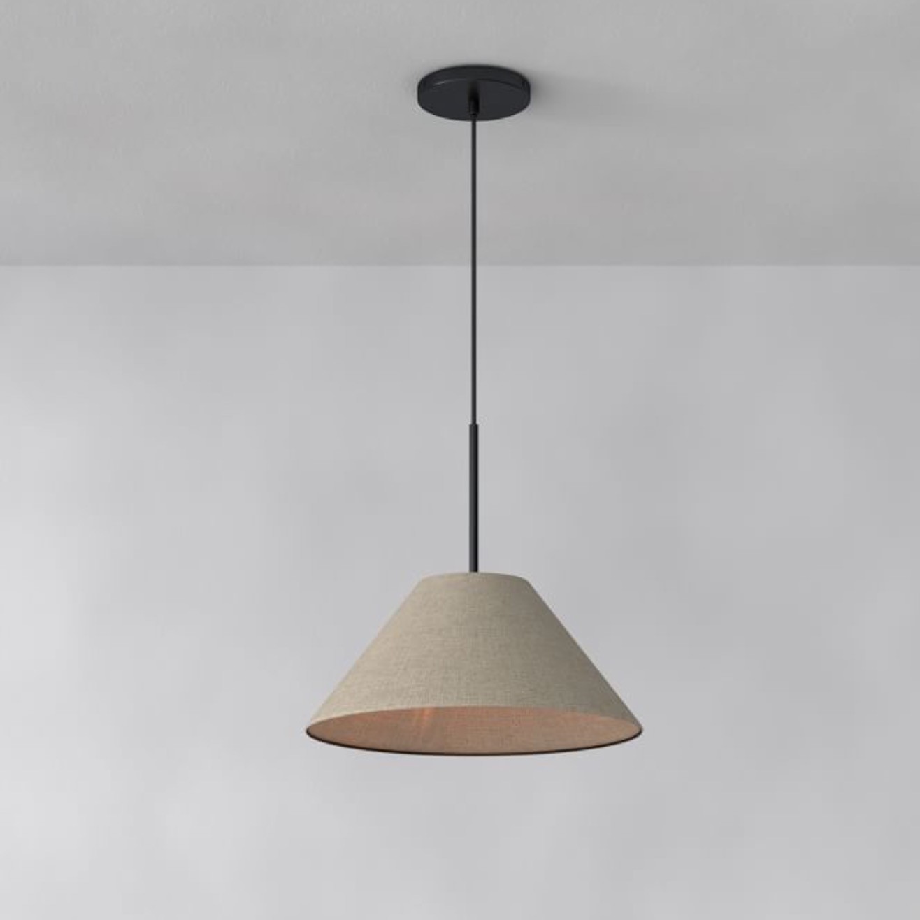 Conica Modern Glass Cone Pendant Light - Minimalist Hanging Lamp for Dining Room K1338