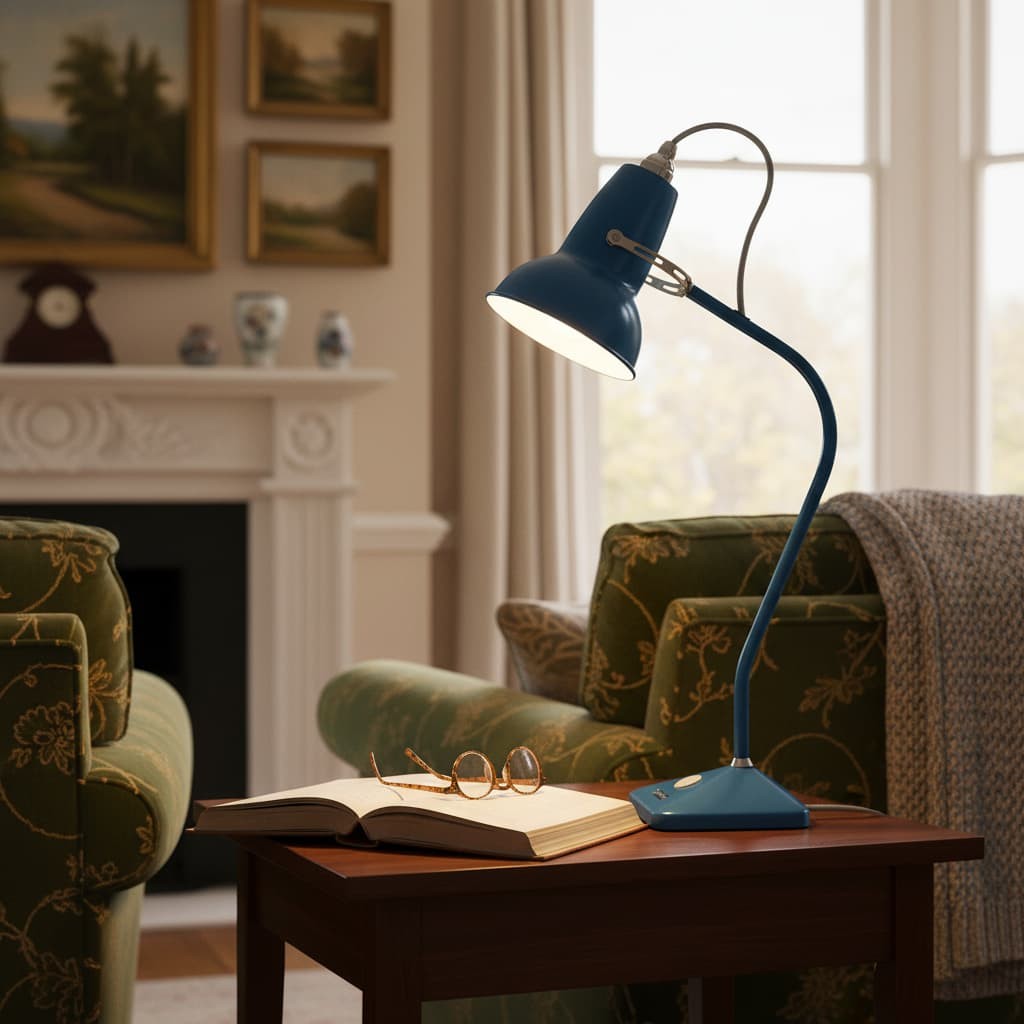 Modryx Pyramid Base Table Lamp - Classic Accent Lighting for Home K2151