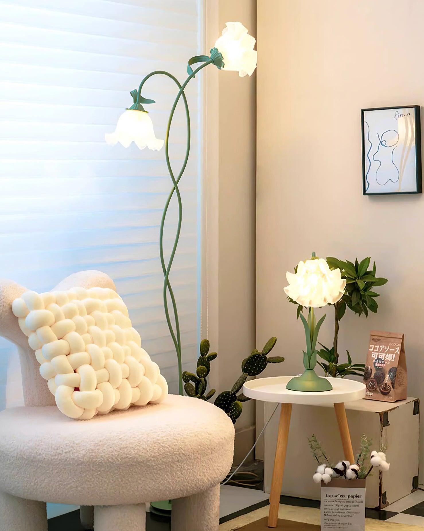 Creative Multi-Head Winding Flower Shape Floor Lamp K286