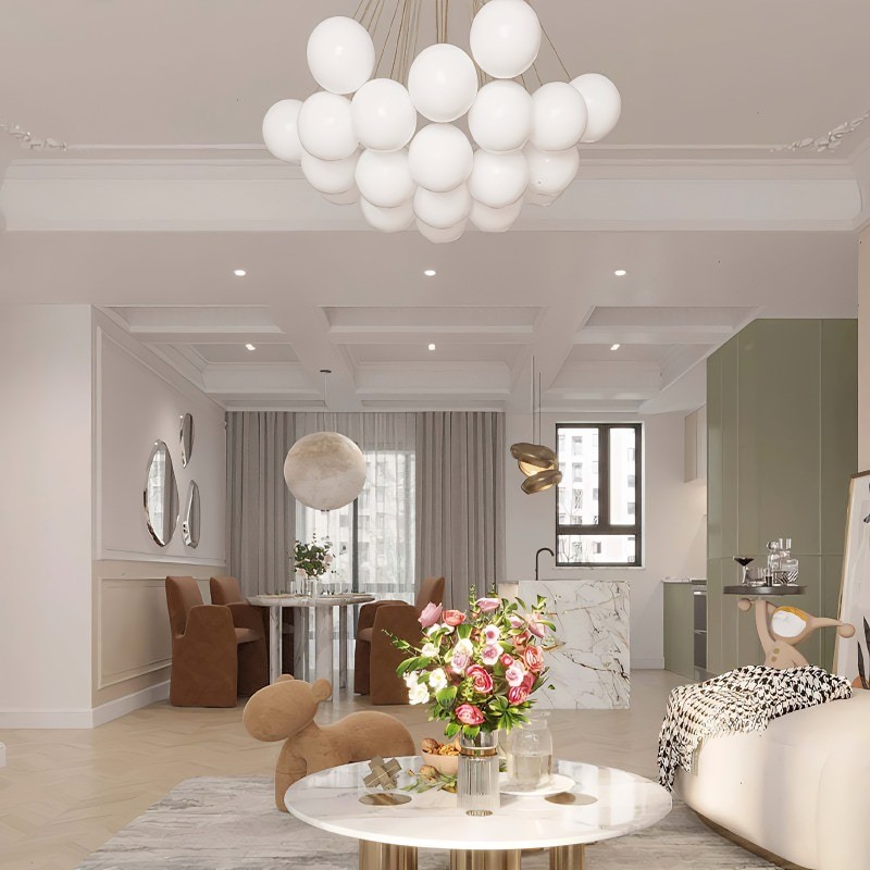 Cloud Orb Chandelier