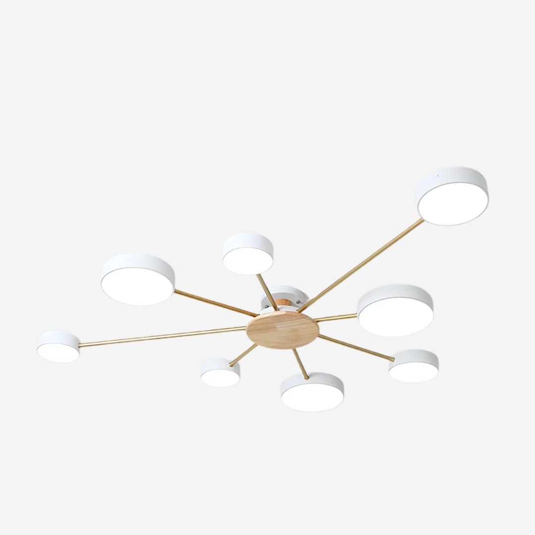 Nordic Multi Heads Round Led Ceiling Light K934