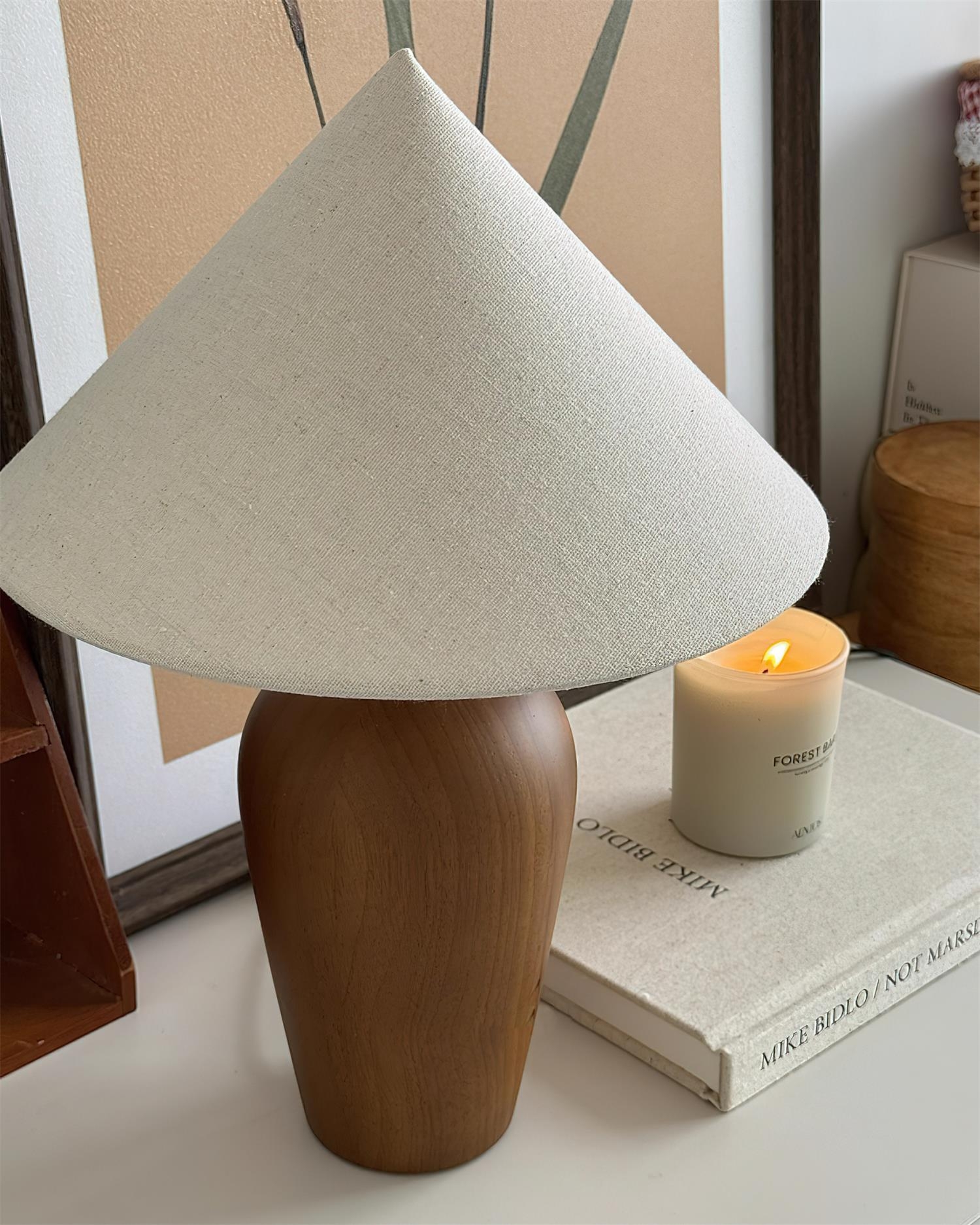 Brayden Wood Table Lamp D29