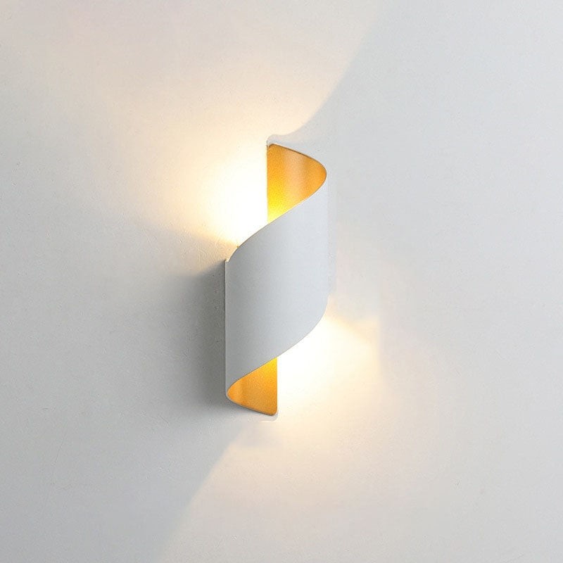 Modern Curl Twisted LED Wall Light K517