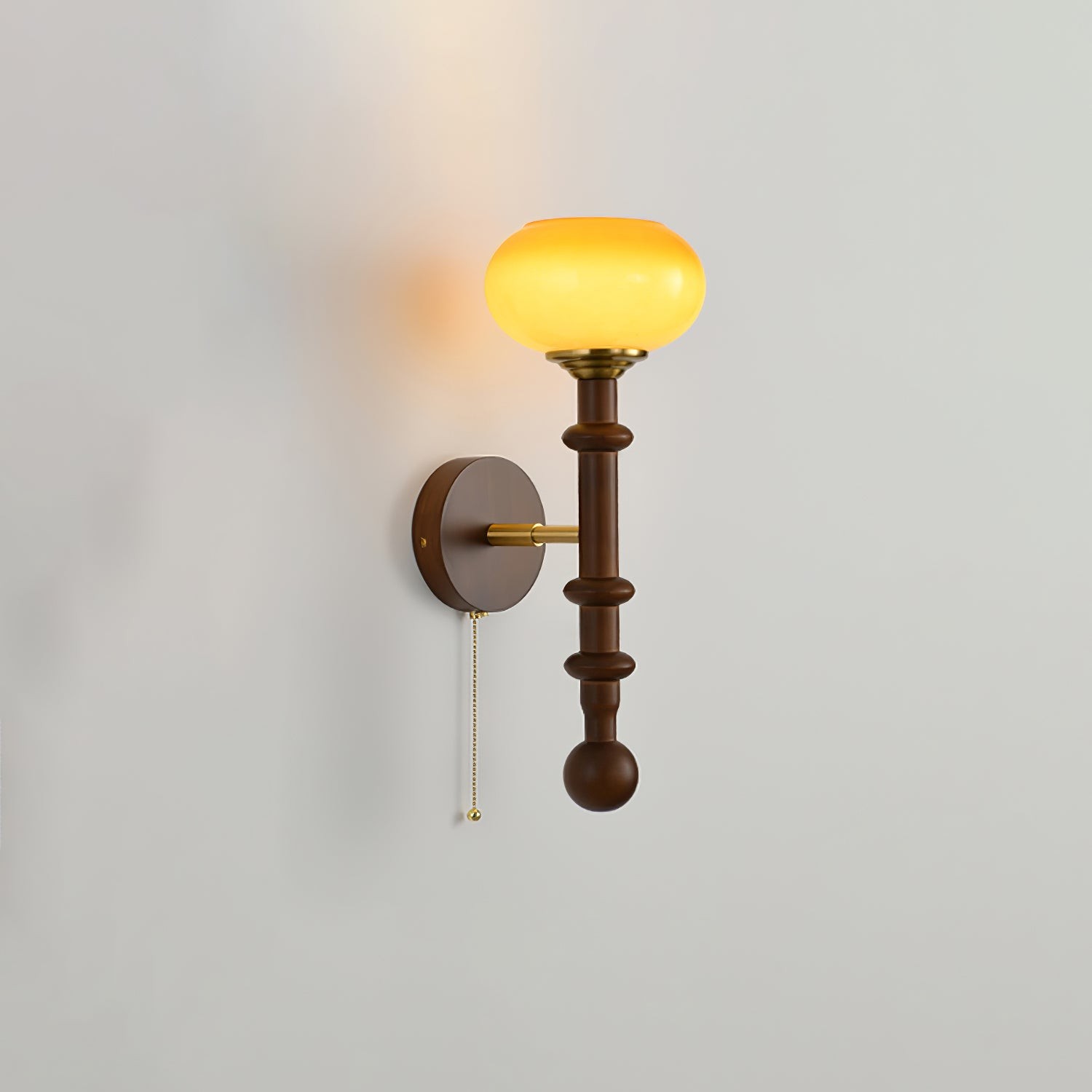 Retro Solid Wood Series Wall Lamp K638