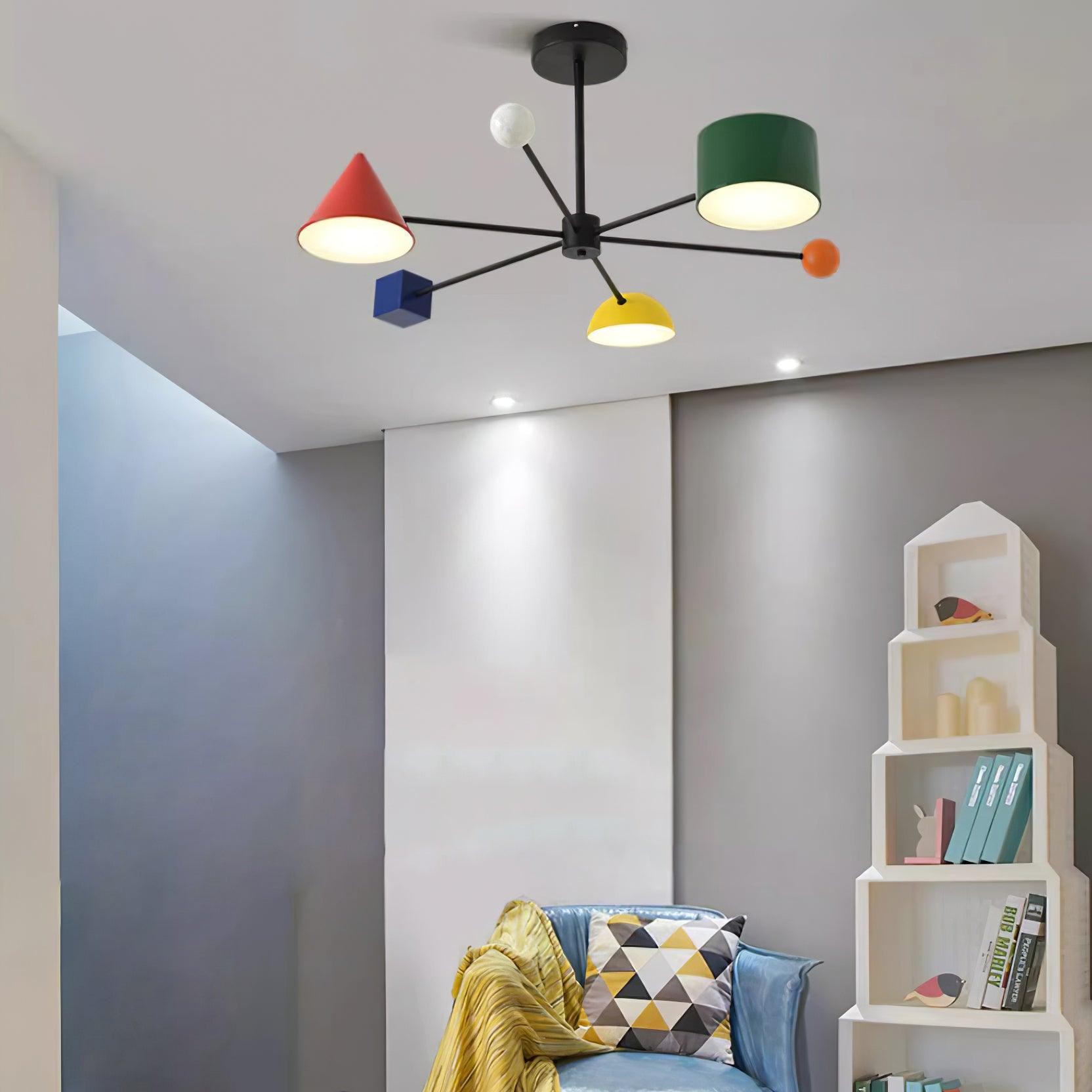 Geometric Colorful Ceiling Light K401