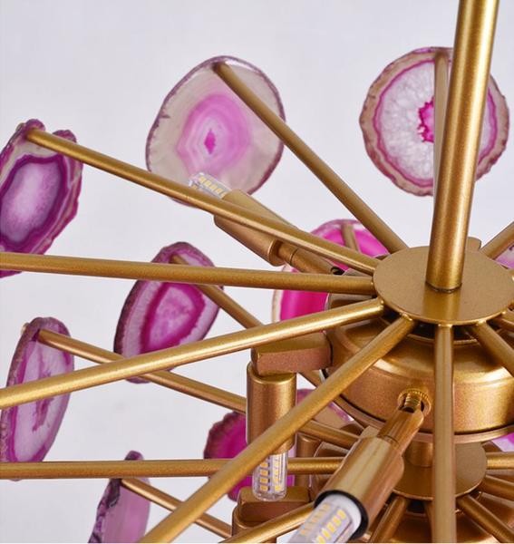 Slice Agate Chandelier/ Tower
