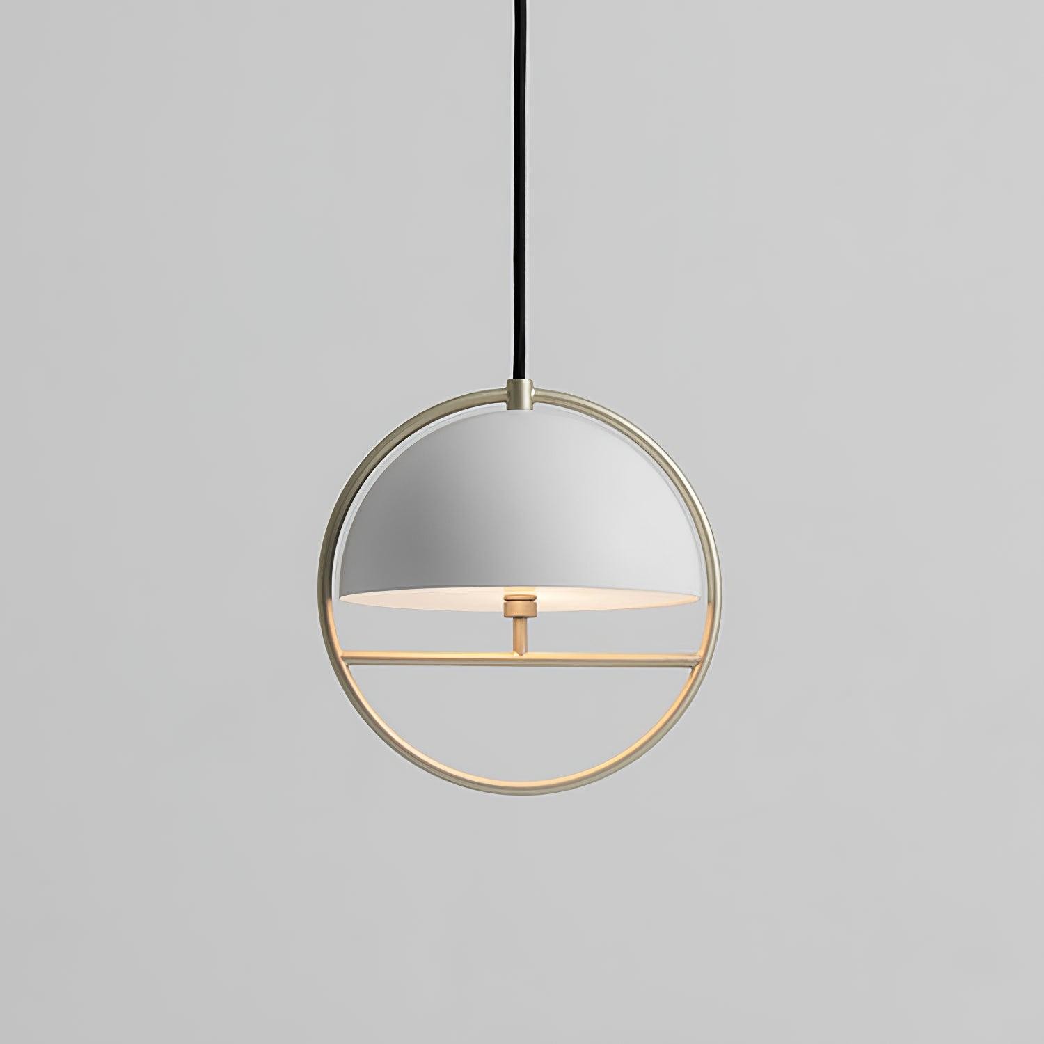 Nordic Hemispherical Ring Metal Pendant Lamp K426