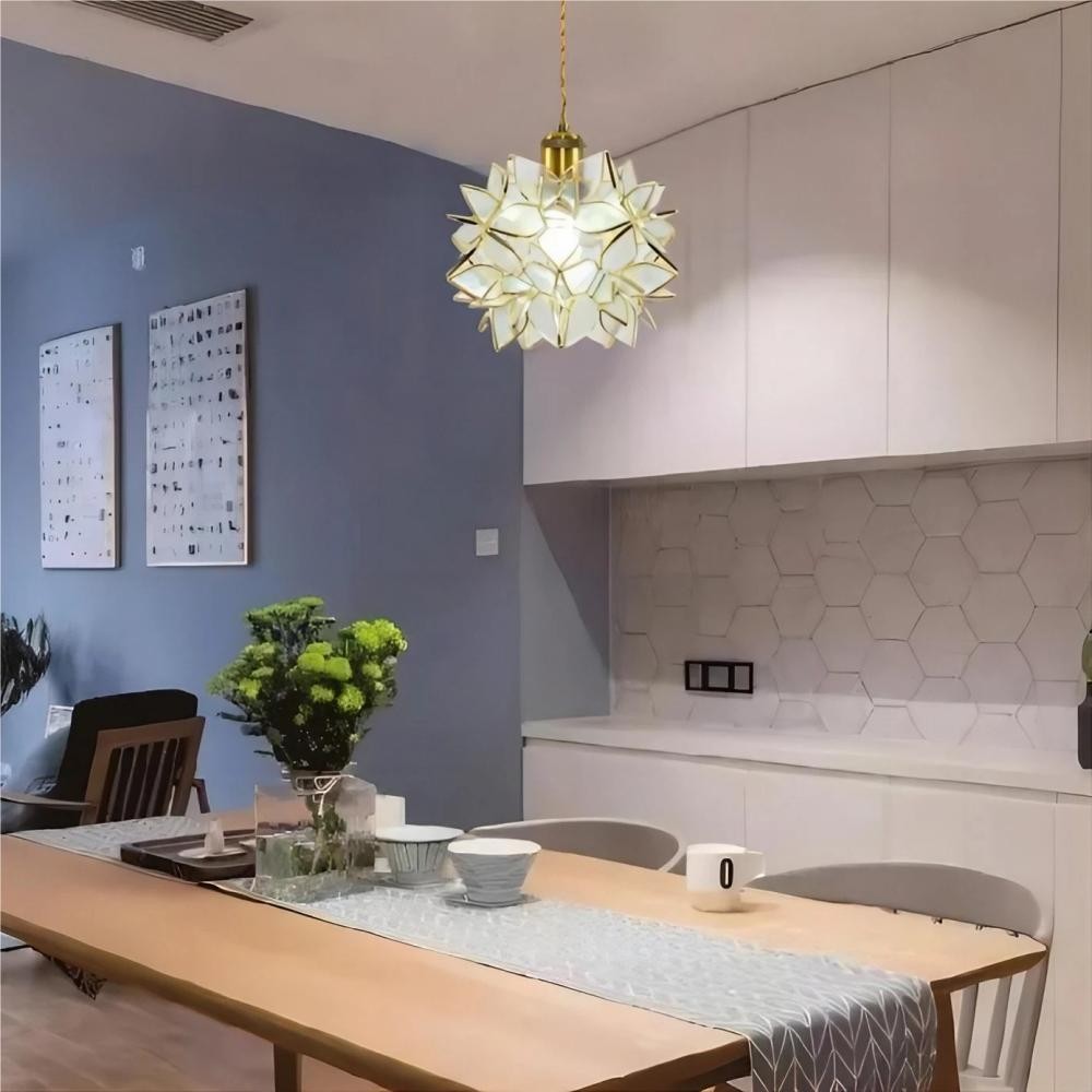 Decorative Hand Blown Flower Glass Pendant Light K29