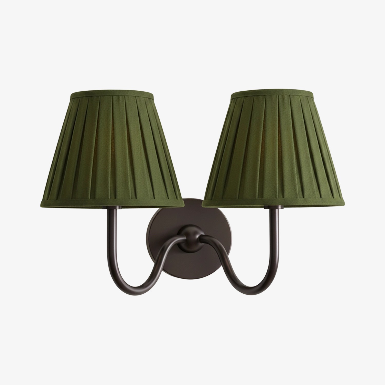 Luvora Pleated Fabric Shade Wall Sconce – Modern Classic Indoor Lighting K1306
