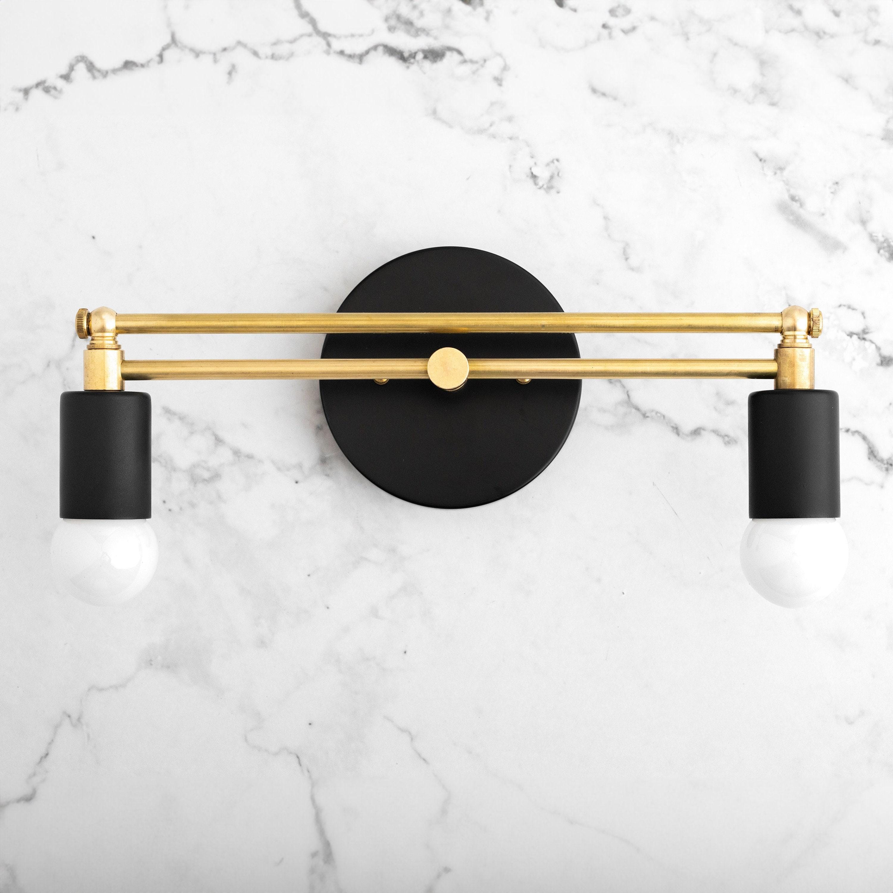 Mobilux Line Modern Vanity Light - Bathroom Wall Fixture in Art Deco Style K1487