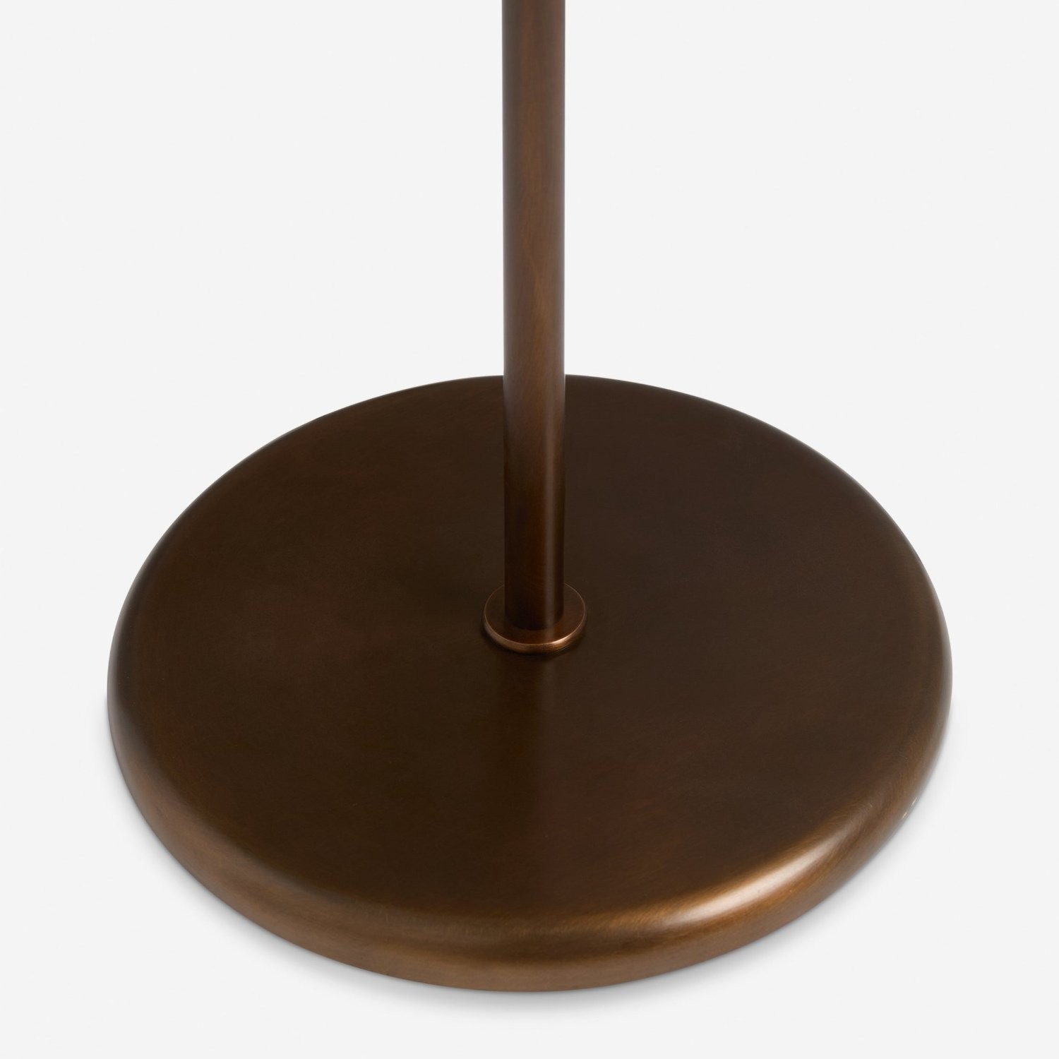 Lustrona Metal Standing Floor Lamp - Modern Half-Dome Shade Accent Light for Home Styling K1621