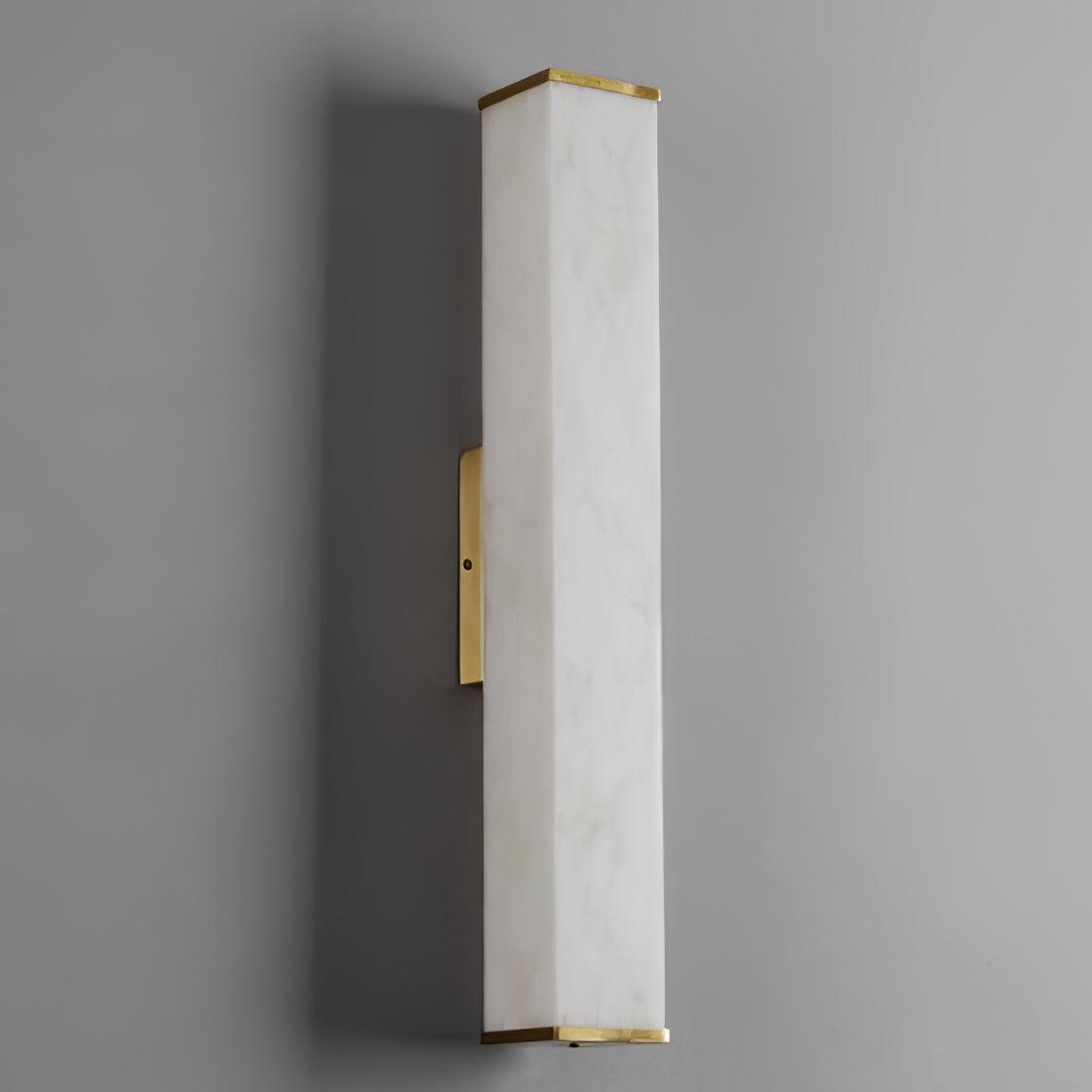 Cuboid Alabaster Wall Light D398