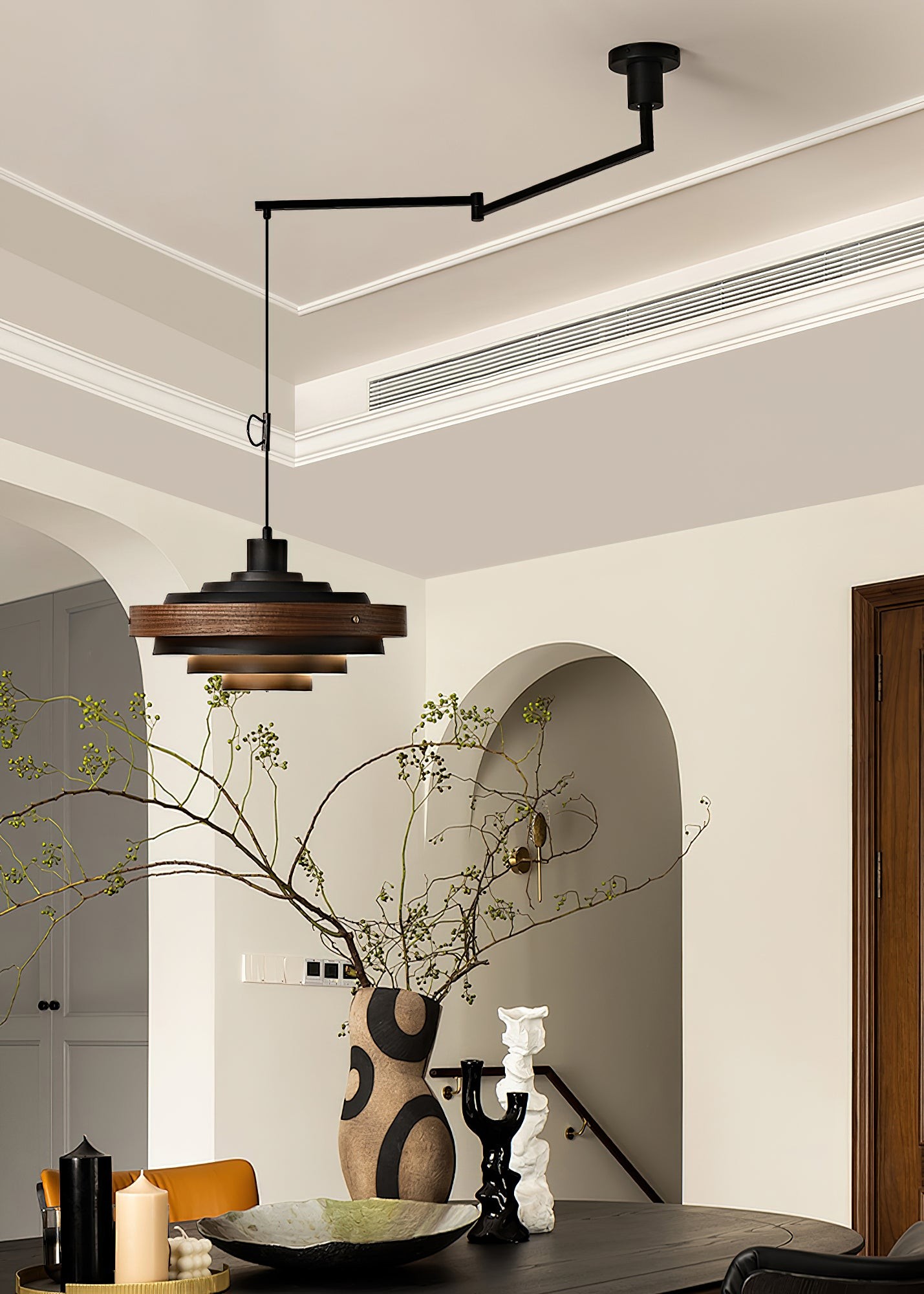 Rancho Swing Arm Pendant Light K1072