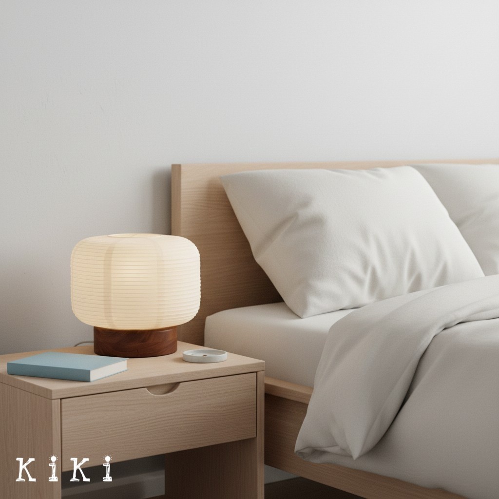 Tivo Paper Lantern Minimalist Table Lamp - Modern Design Lighting for Home Interiors K2189