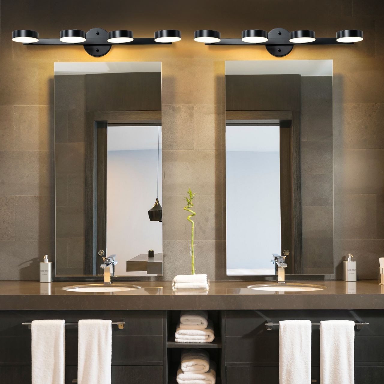 Modern Adjustable Multi Round Heads Bathroom Vanity Wall Light K117