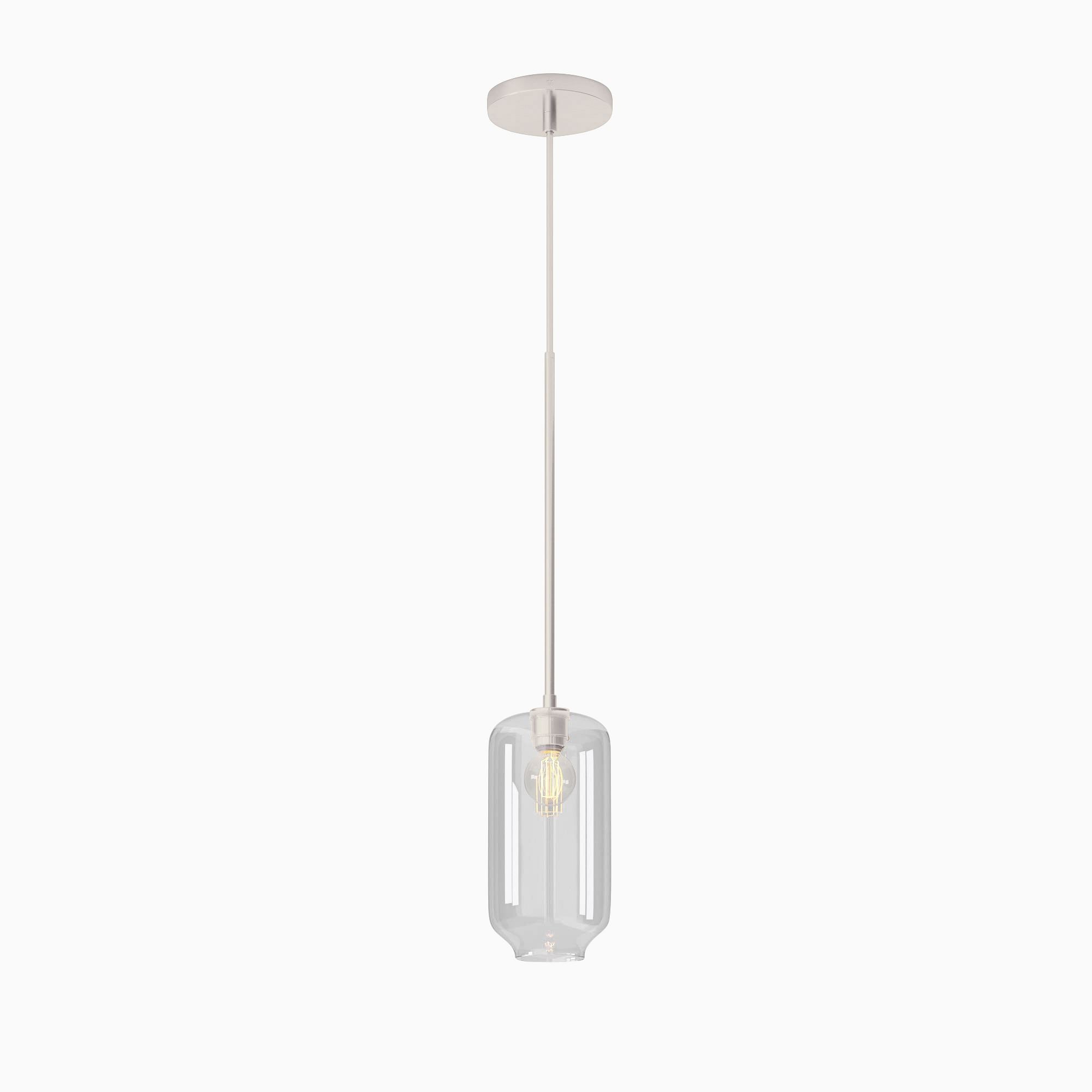 Lumivelle Pebble Pendant Light - Adjustable Glass Shade - Modern Lighting K1403