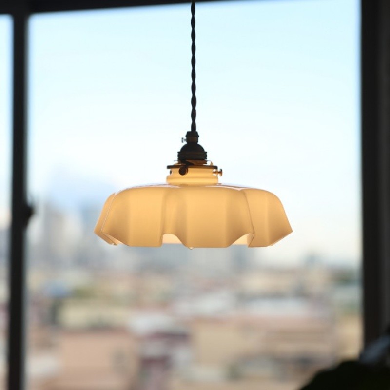 Retro Draped Flower Pendant Lamp K133