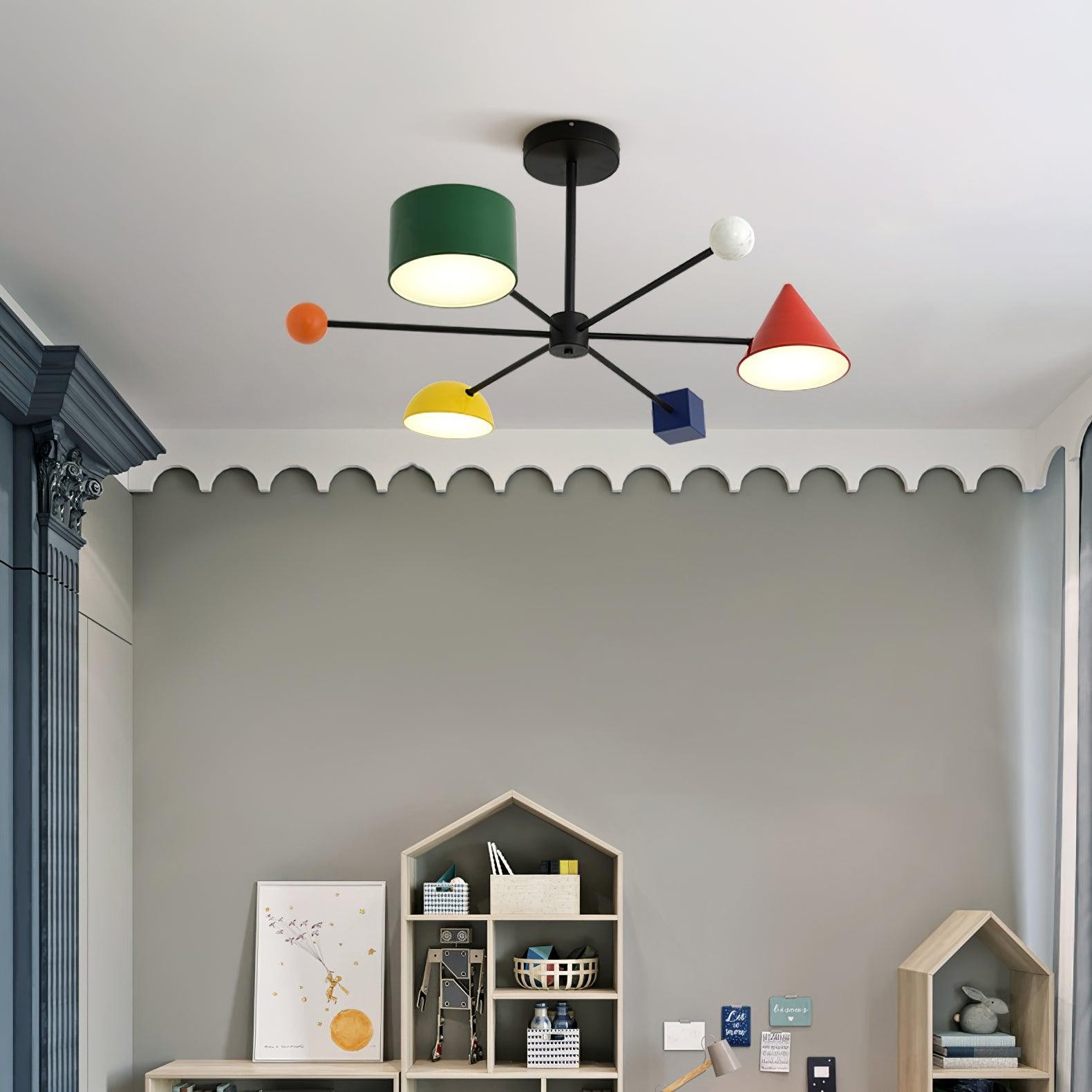 Geometric Colorful Ceiling Light K401