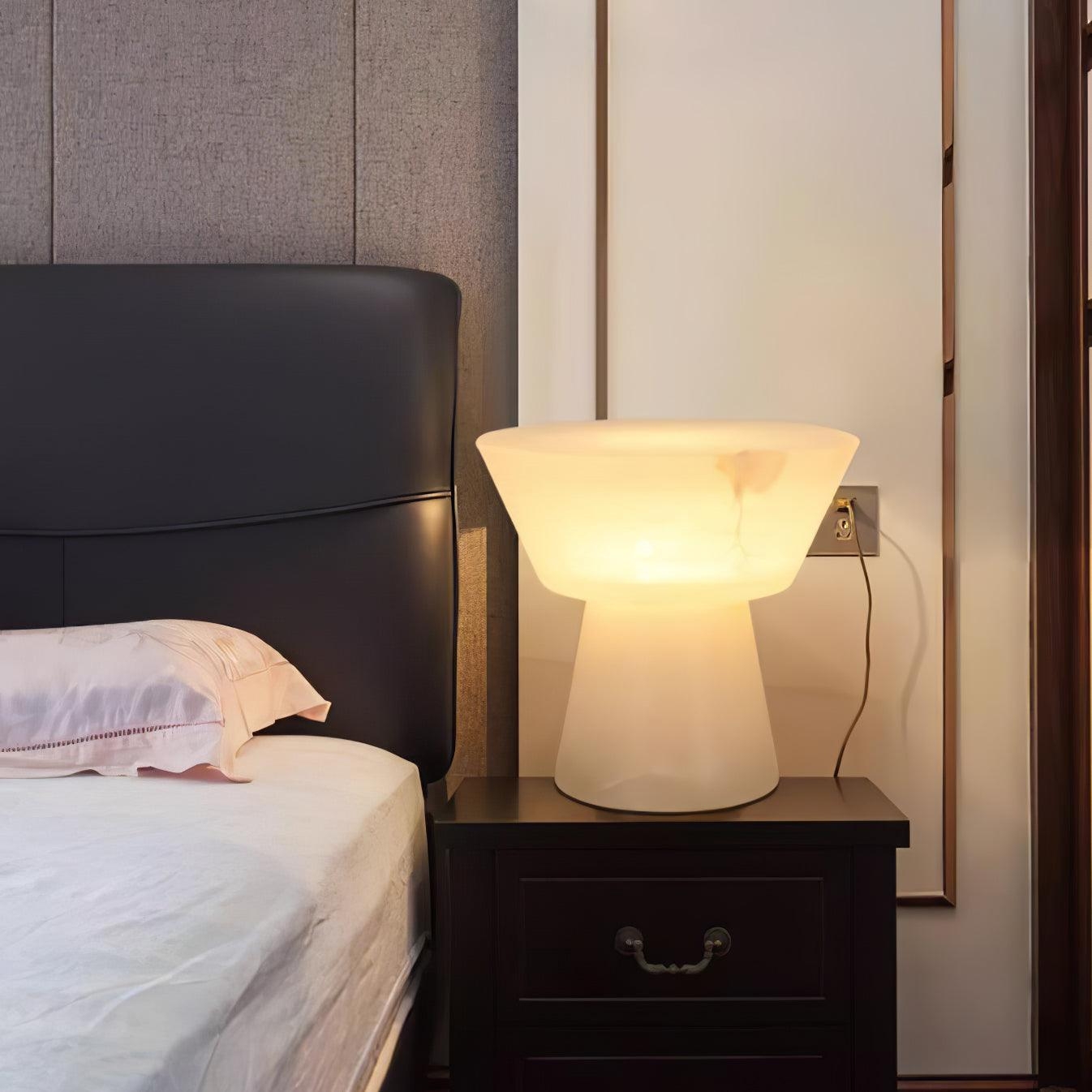 Beta Marble Alabaster Table Lamp D386