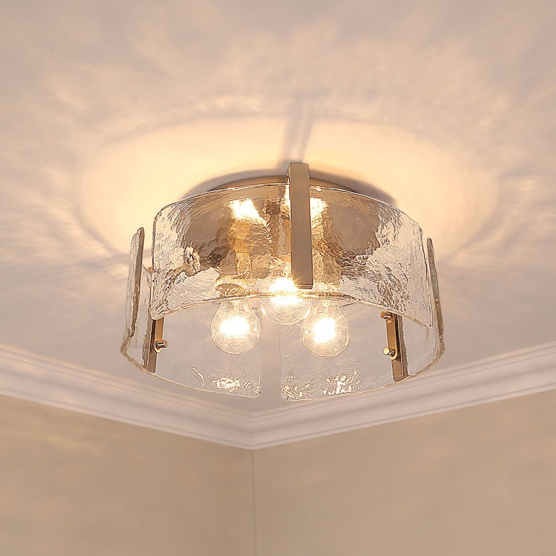 Nordic Light Luxury Flush Mount Ceiling Lamp for Living Room K840