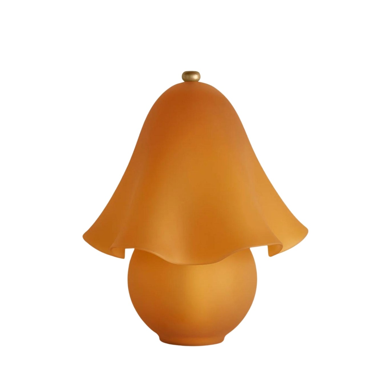 Bellina Bell Flower Table Lamp – Sculptural Glass Vera Style For Side Table Lamp K1135