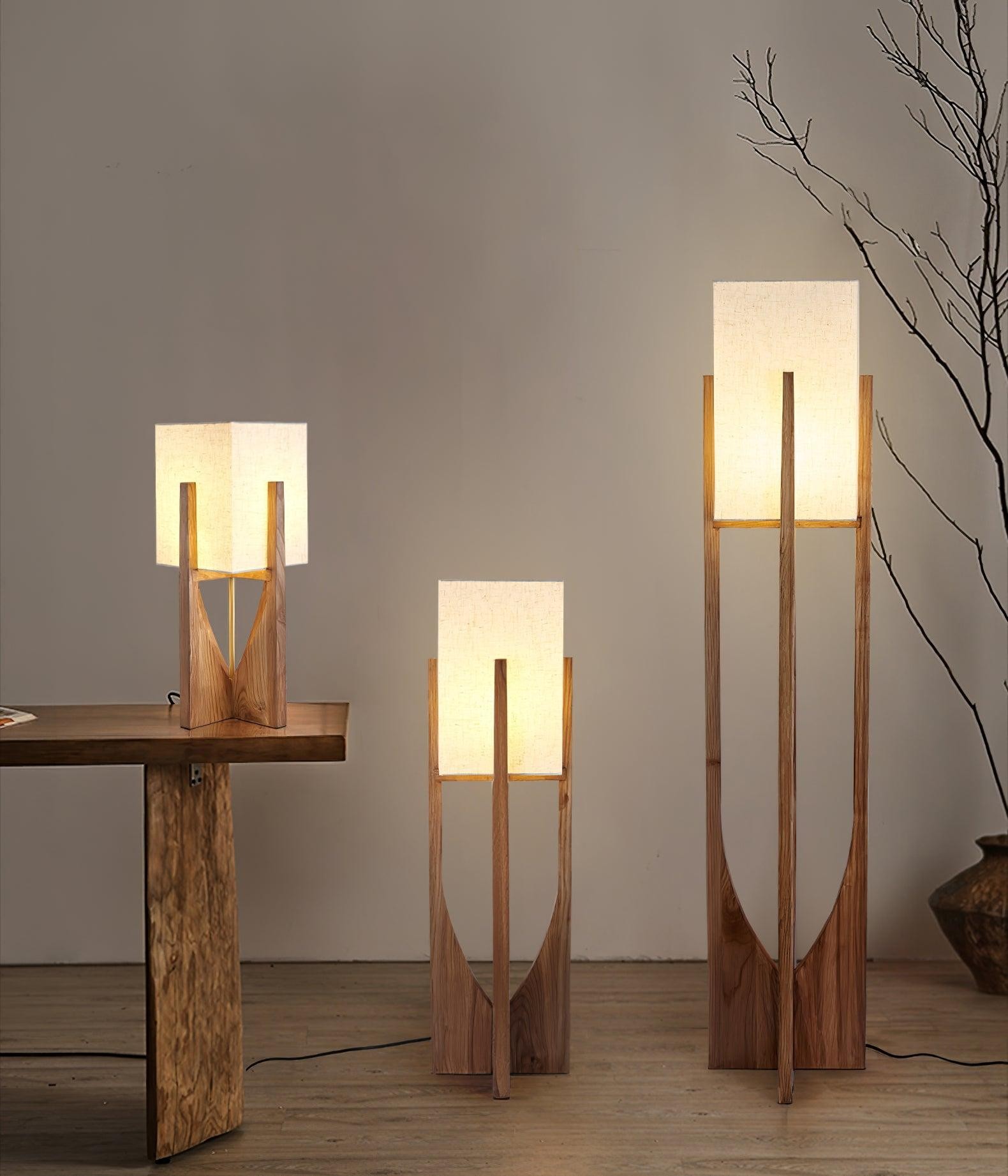Vintage Wabi Style Floor Lamp K375