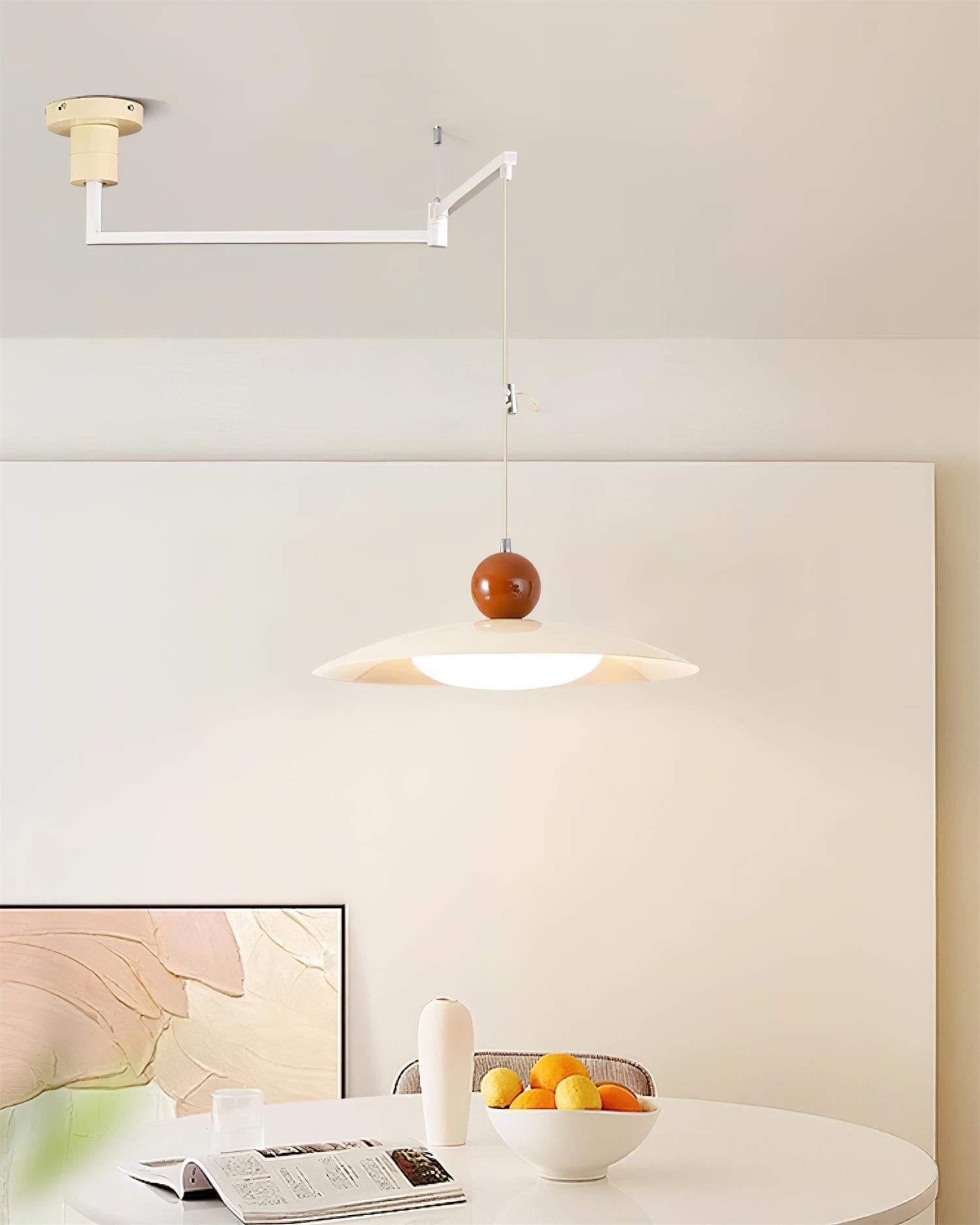 Nordic Flying Saucer Swing Arm Movable Pendant Light K619