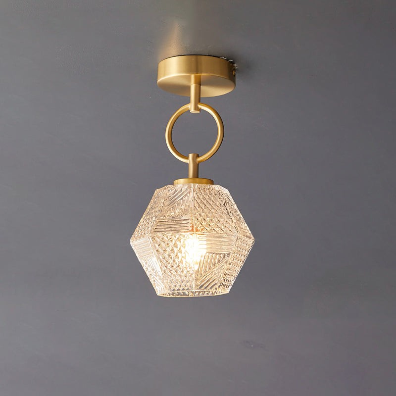 Diamond Cut Art Deco Ceiling Light K1006