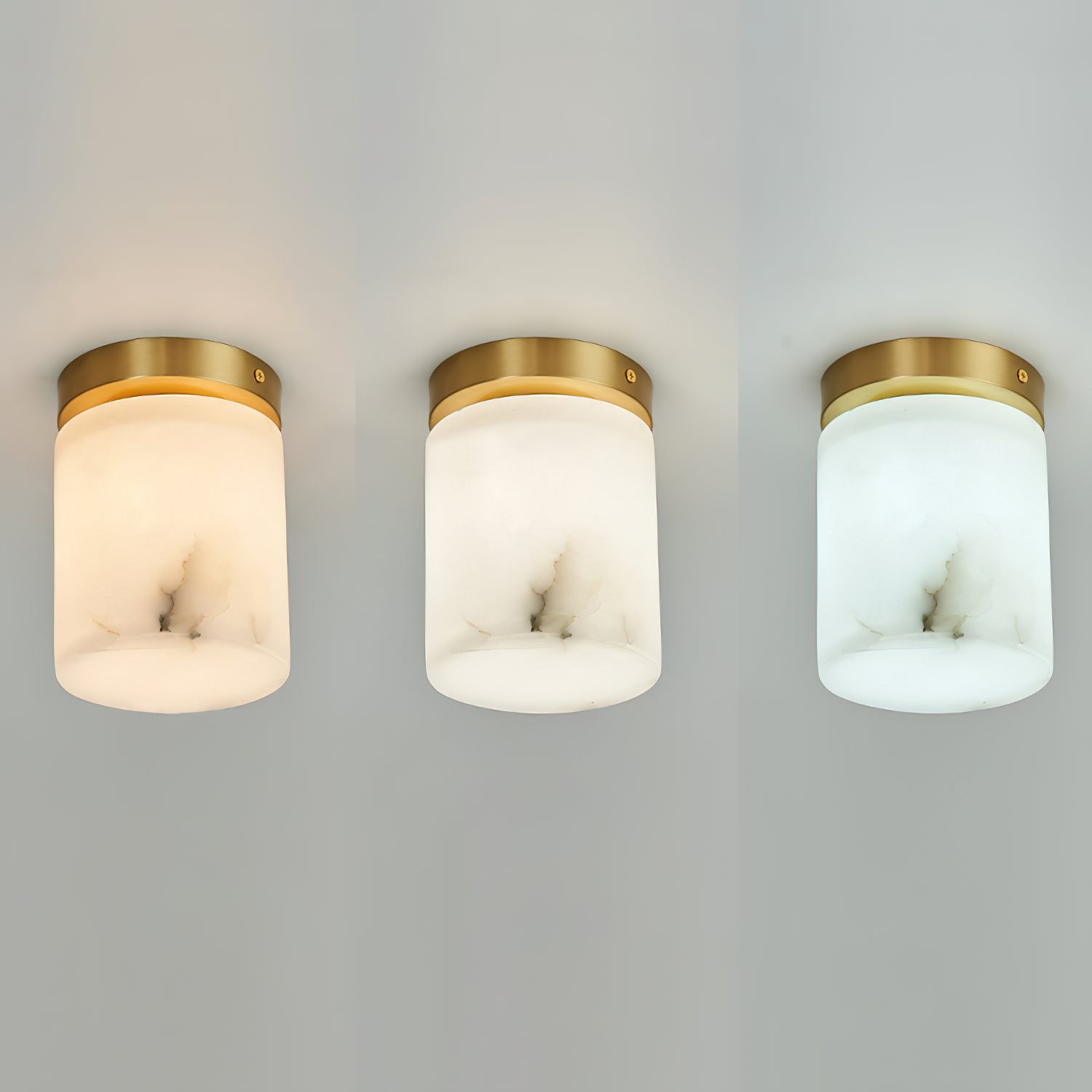 Melange Alabaster Ceiling Light D496