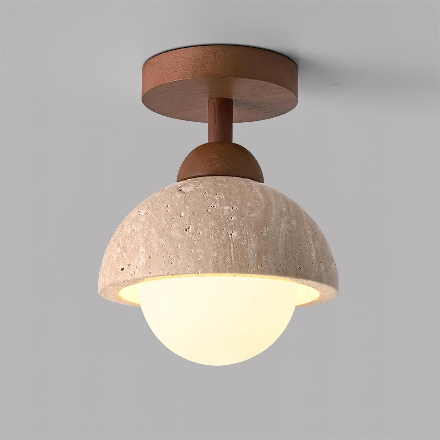 Vintage Travertine Aisle Ceiling Lamp K361