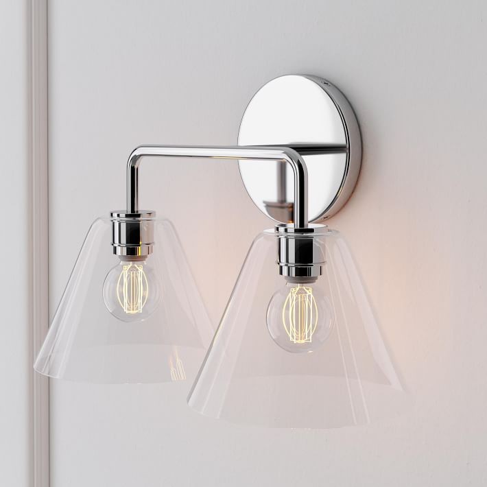 Conica Cone Wall Sconce - 1, 2, 3-Light Modern Glass Lighting K1398