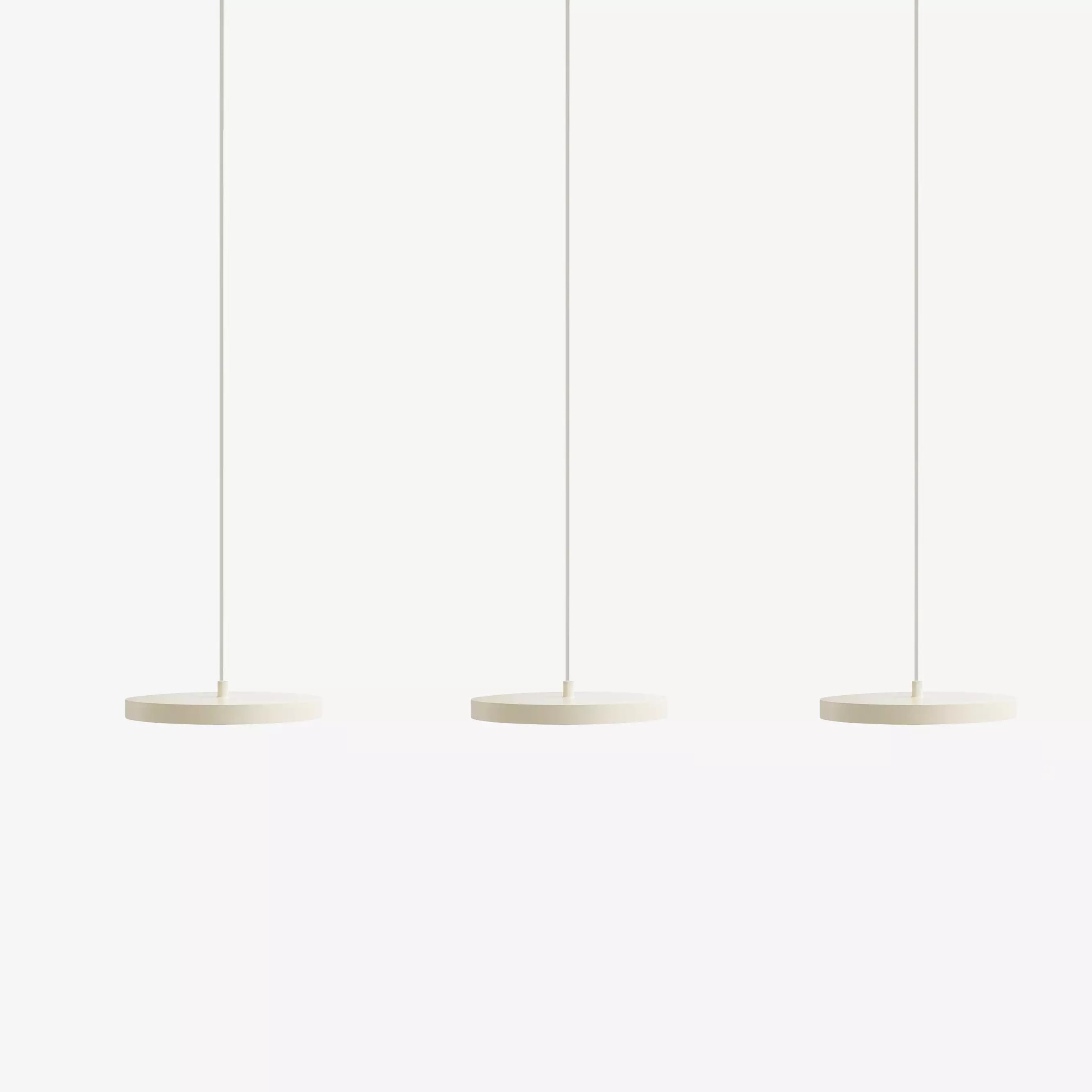 Modern Round Disc Flat Pendant Light - Multi-Light Pendant With LED Light K1555