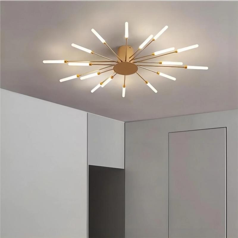 Modern Sputnik Fireworks Flush Mount Ceiling Light K27