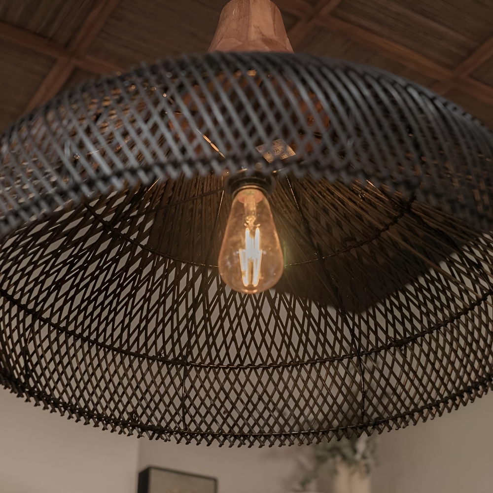 Retro Bohemian Rattan Pendant Light D836
