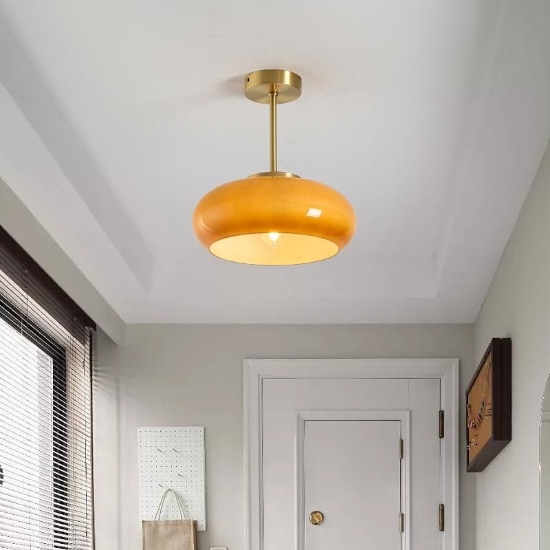 Bauhaus Style Vintage Glass Ceiling Light K72