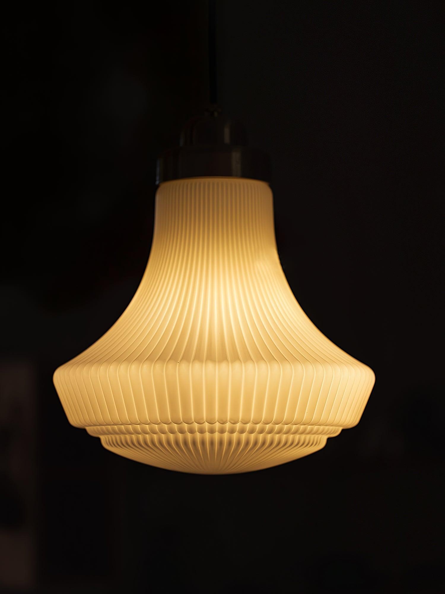 Classical Brass Alabaster Glass Pendant Lamp K659