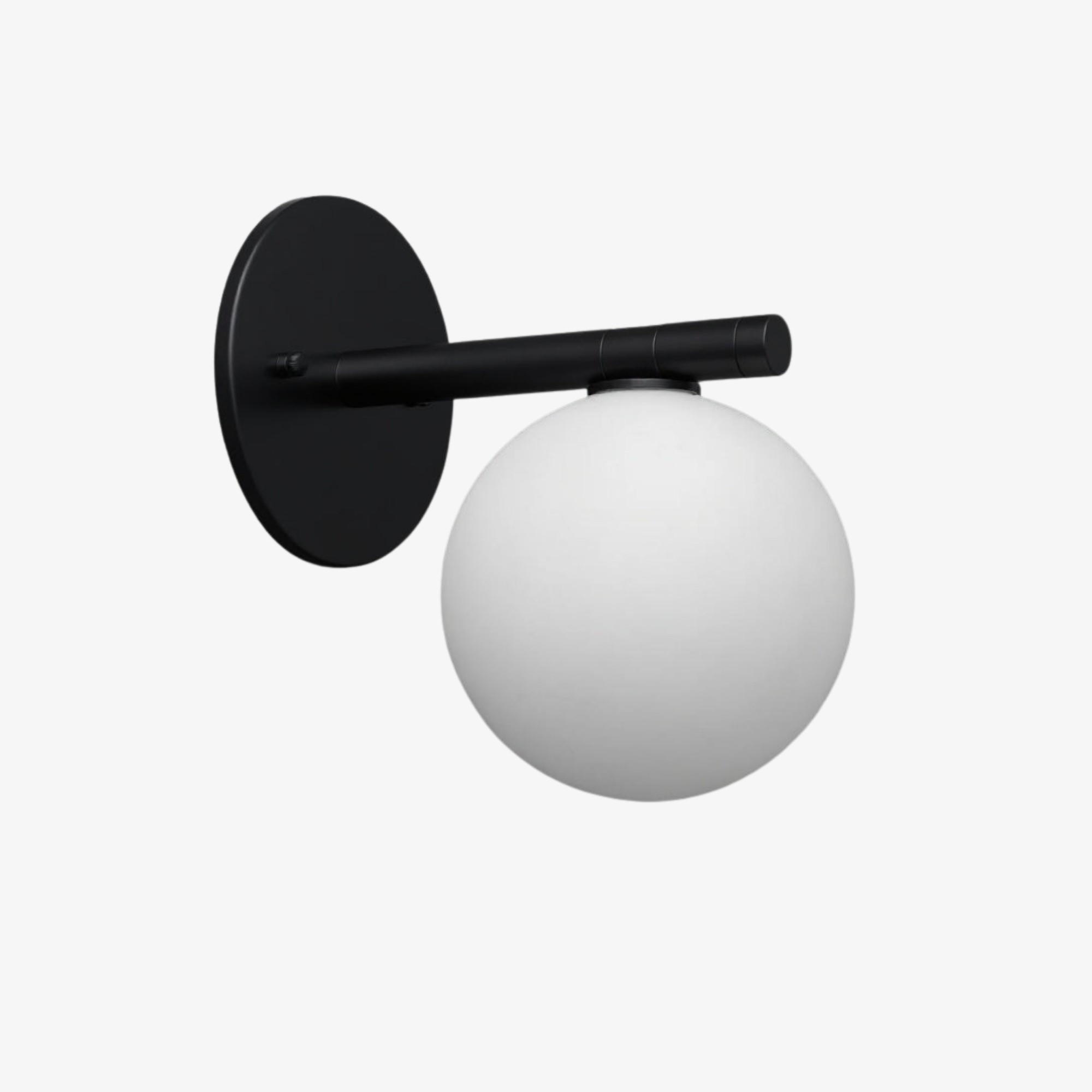 Glorica Glass Wall Sconce - Frosted Globe Light K1142