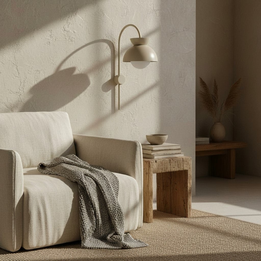 Aurelia Wall Lamp with Tiered Dome Design in Modern Metal for Bedroom or Hallway K1745