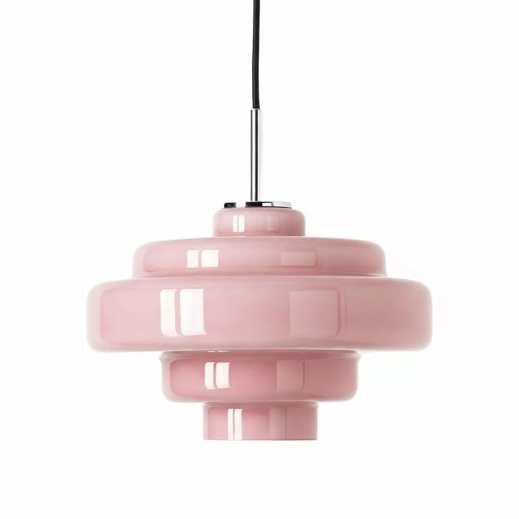 Koloro Bauhaus Glass Pendant Light – Mid-Century Inspired Design for Dining Area or Kitchen K1122