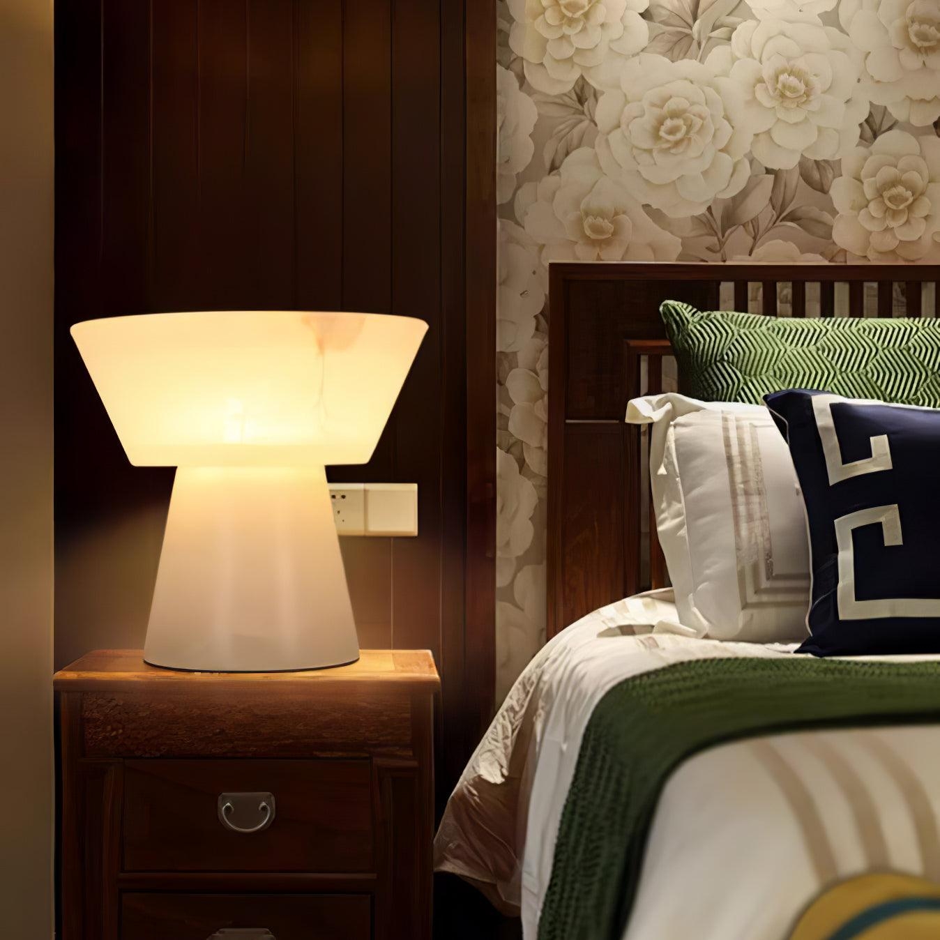 Beta Marble Alabaster Table Lamp D386
